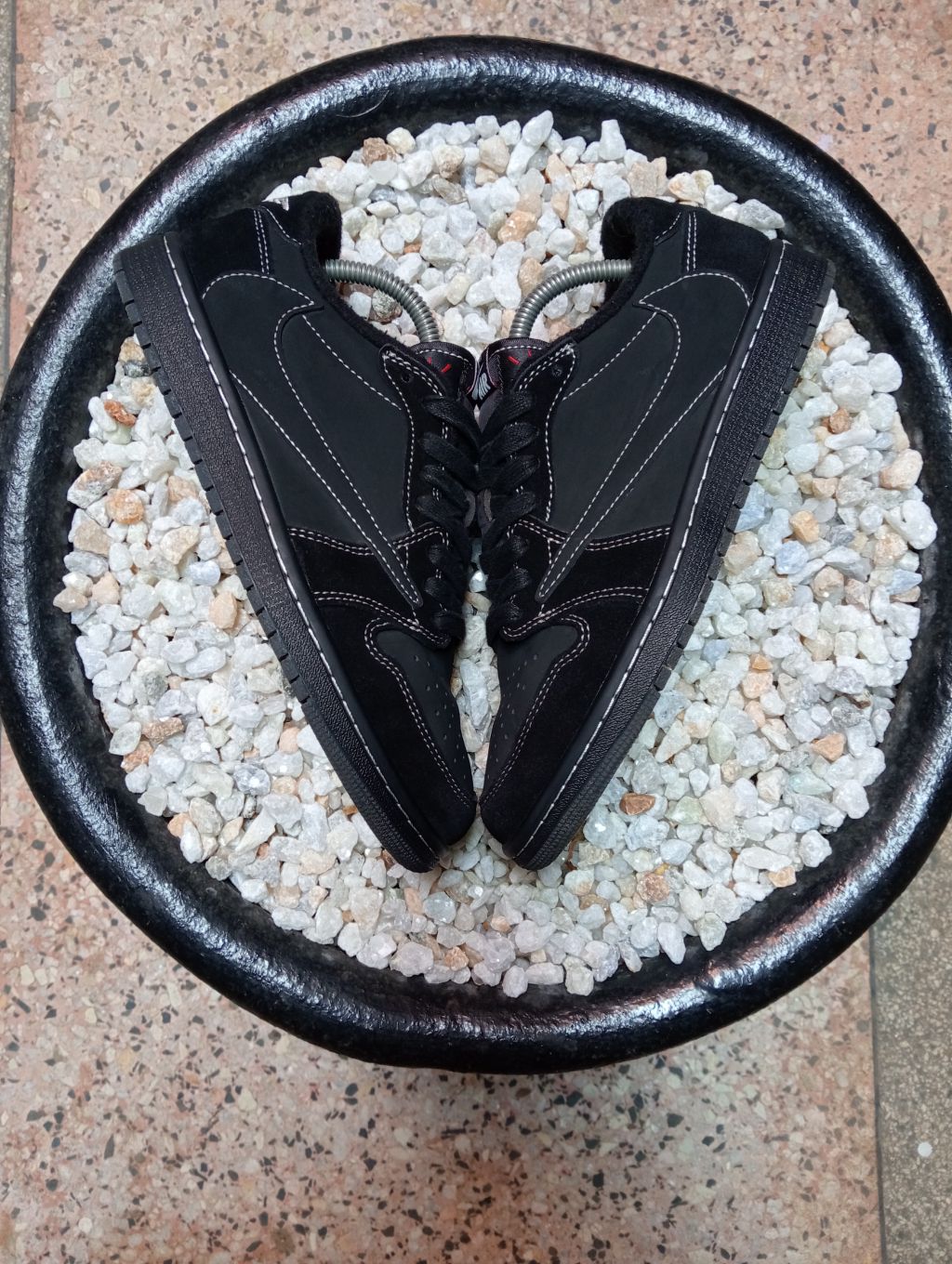 AIR JORDAN 1 LOW X TRAVIS SCOTT BLACK PHANTOM 🖤