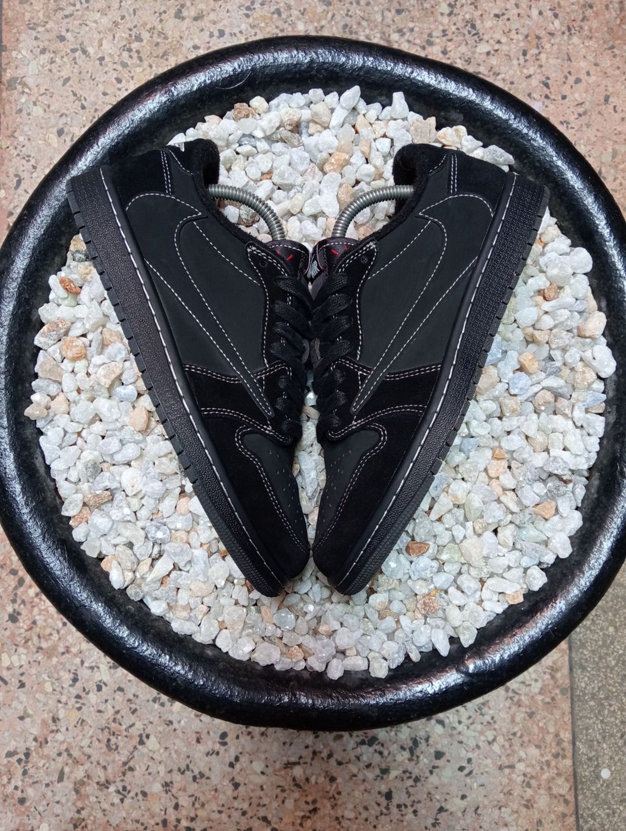 AIR JORDAN 1 LOW X TRAVIS SCOTT BLACK PHANTOM 🖤