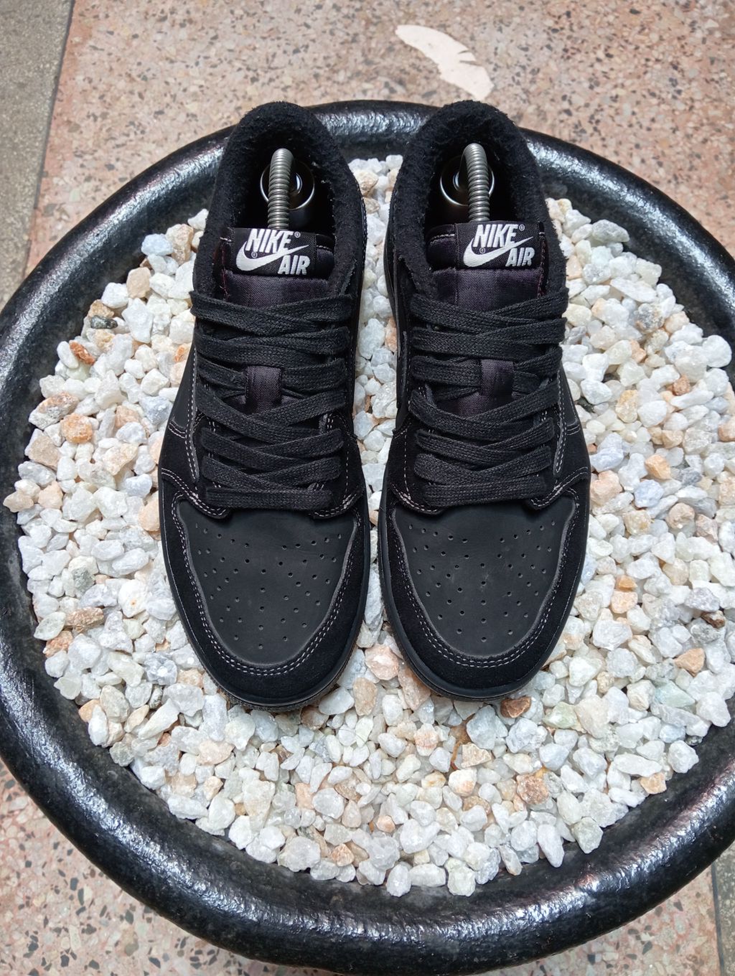 AIR JORDAN 1 LOW X TRAVIS SCOTT BLACK PHANTOM 🖤