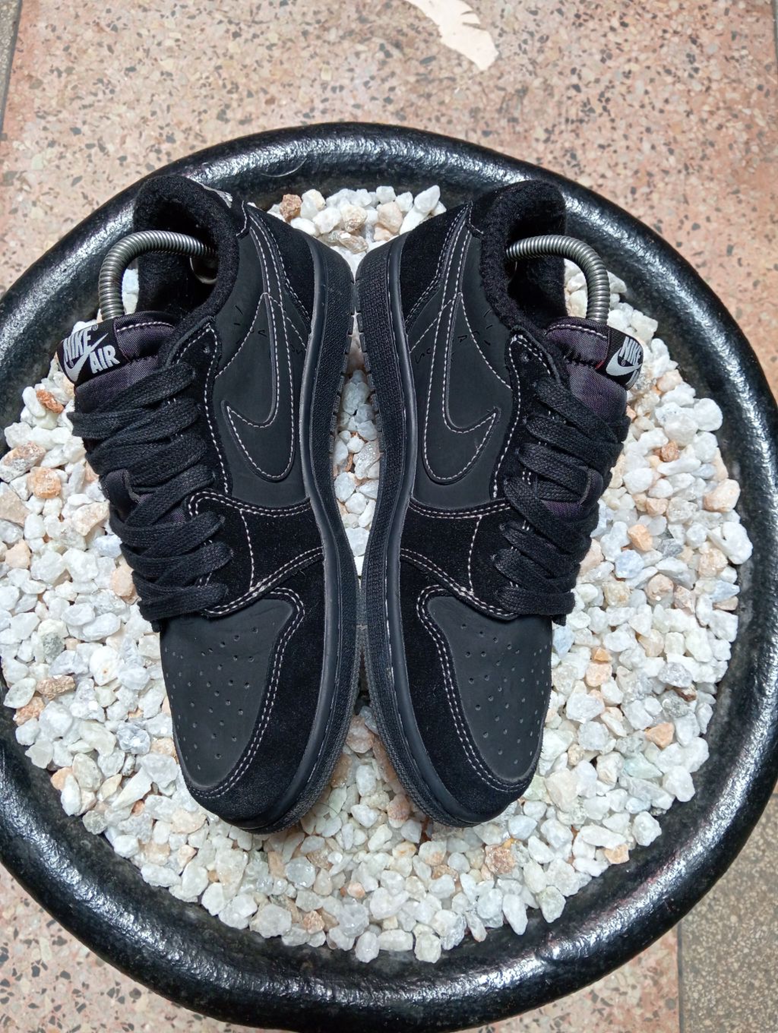 AIR JORDAN 1 LOW X TRAVIS SCOTT BLACK PHANTOM 🖤