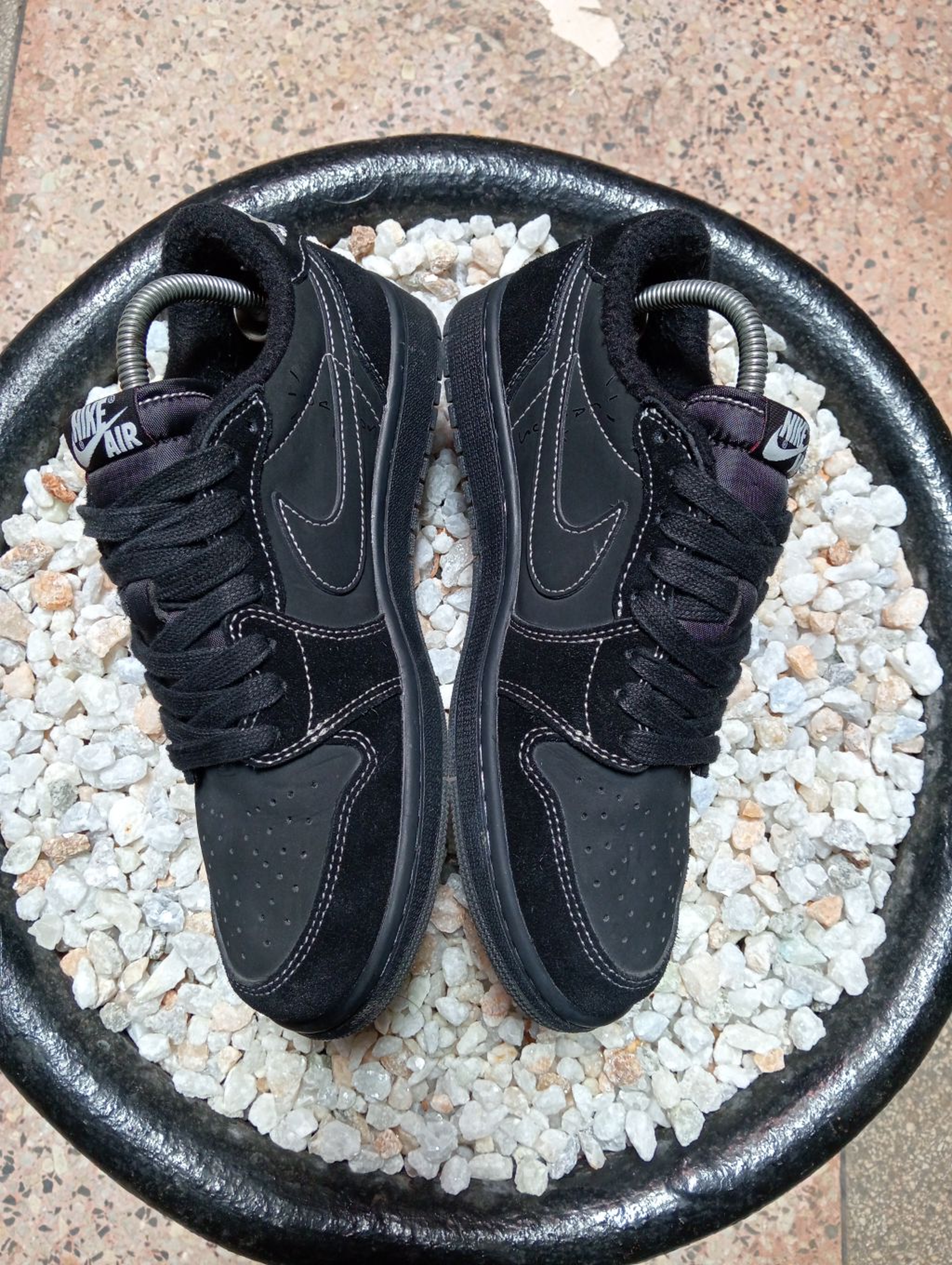AIR JORDAN 1 LOW X TRAVIS SCOTT BLACK PHANTOM 🖤