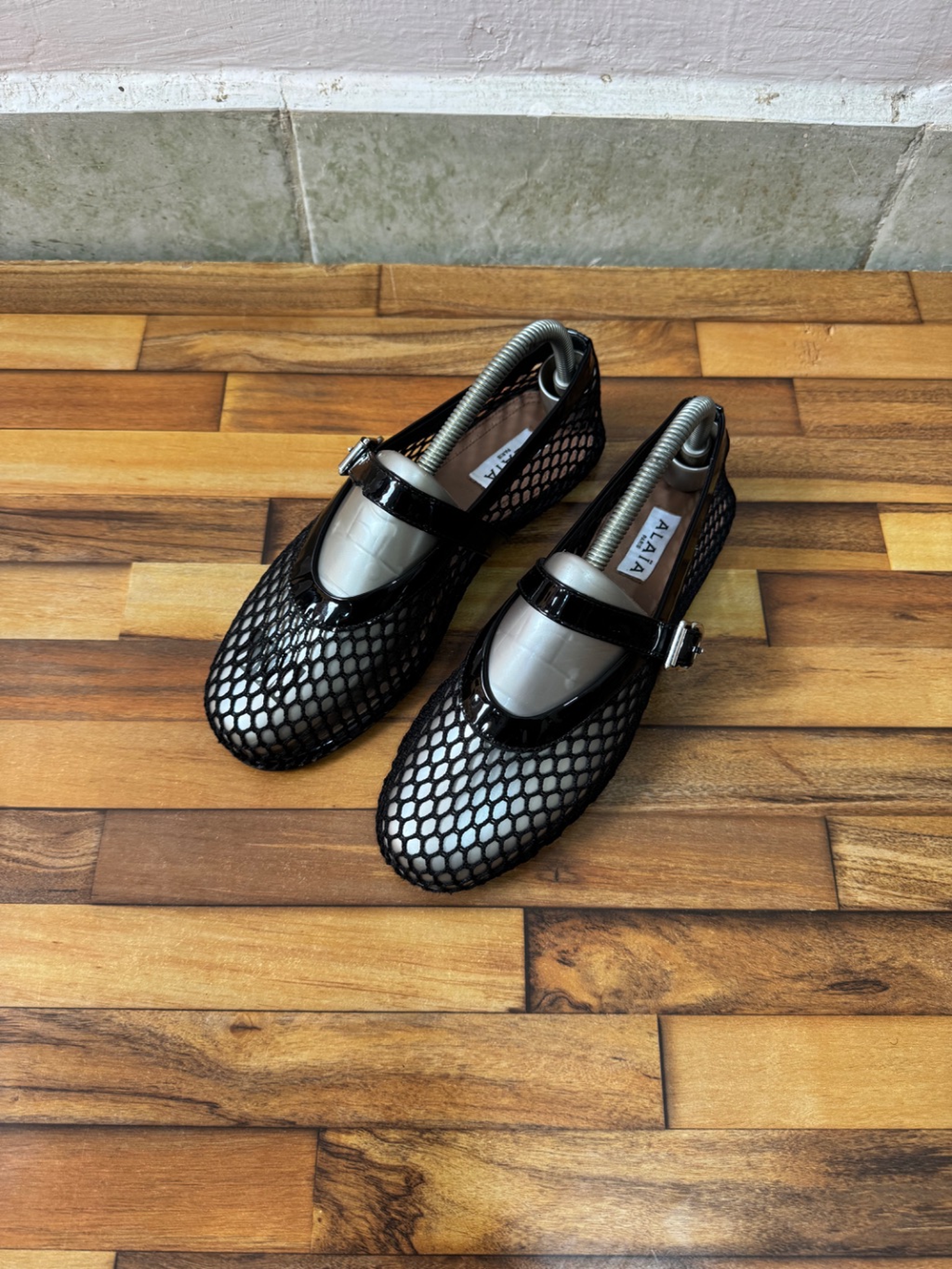 ALAIA FISHNET BALLETS 
