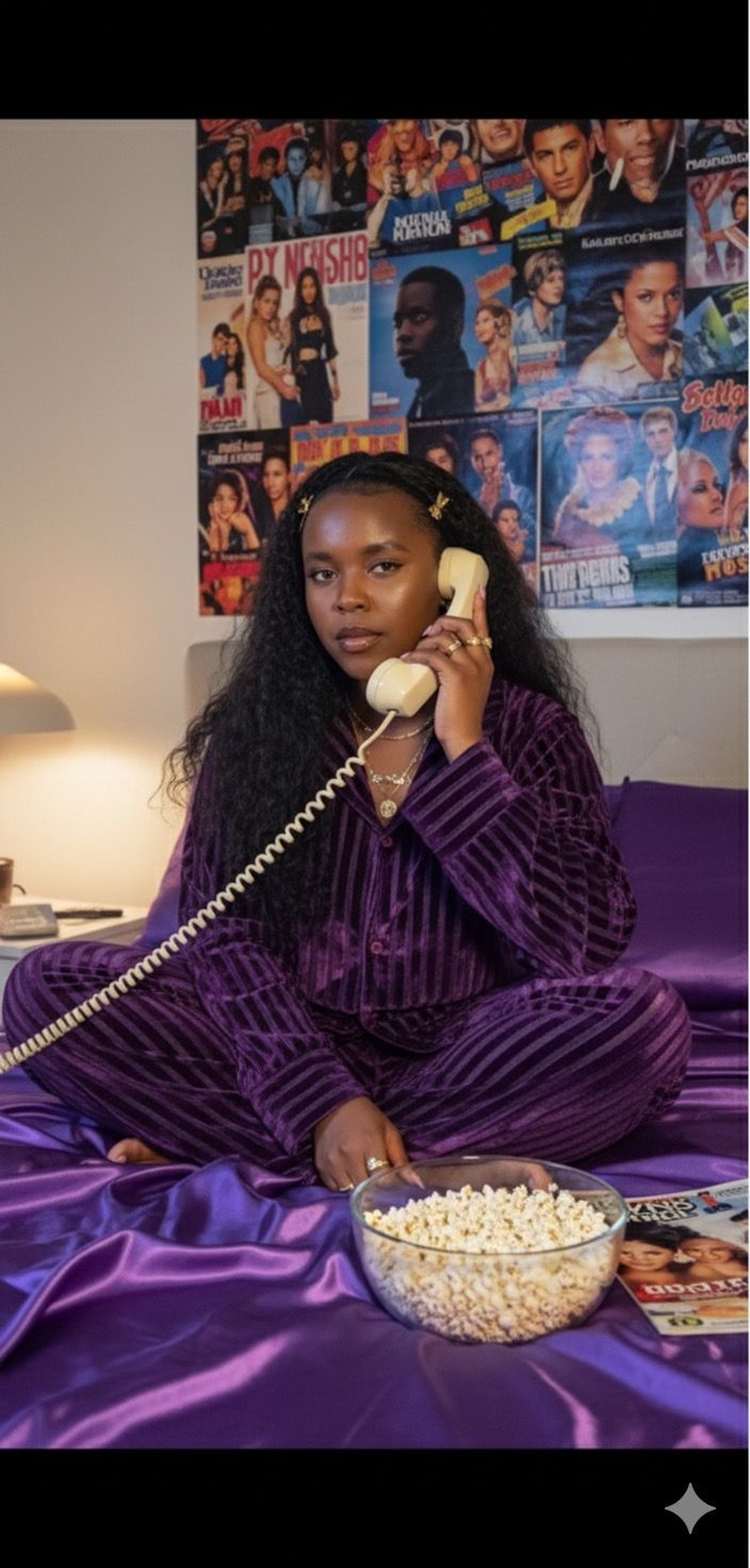  Royal Purple Matching Velvet Set