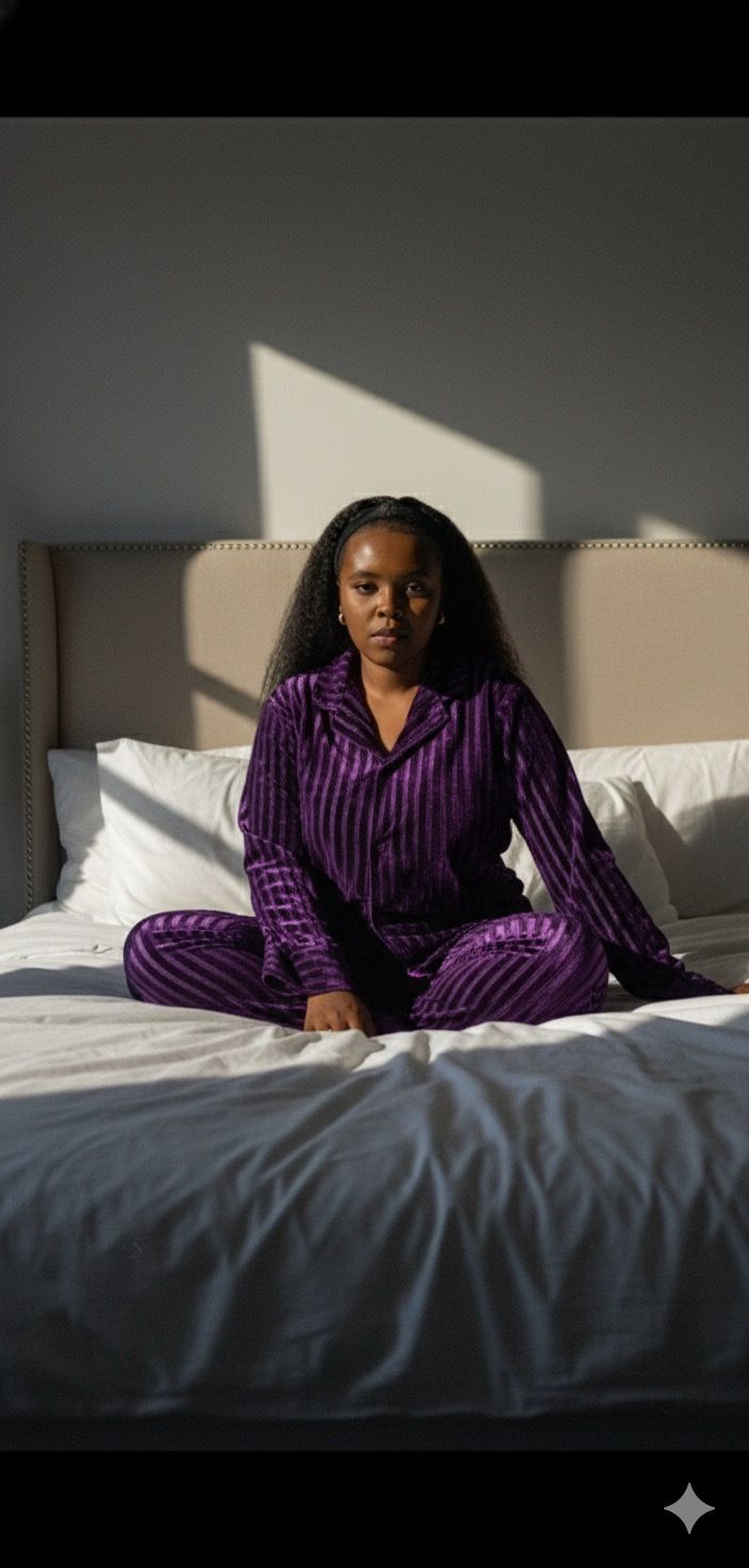  Royal Purple Matching Velvet Set