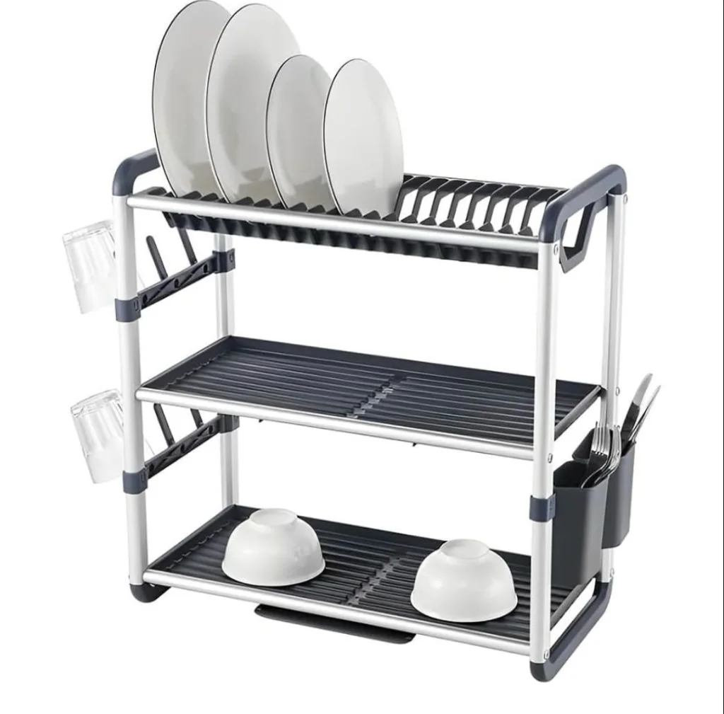 3 tier dish rack anti rust