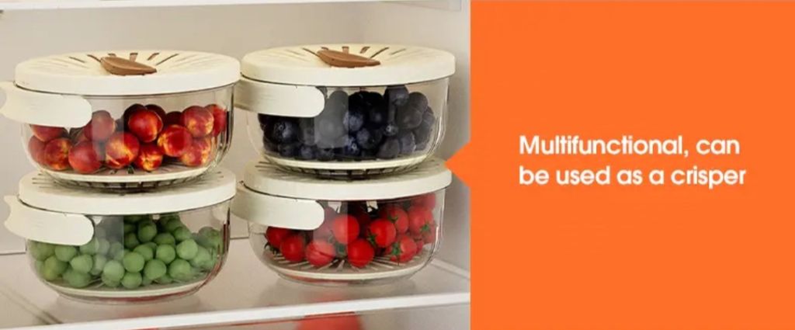 Vegetable and fruit wash and storage container