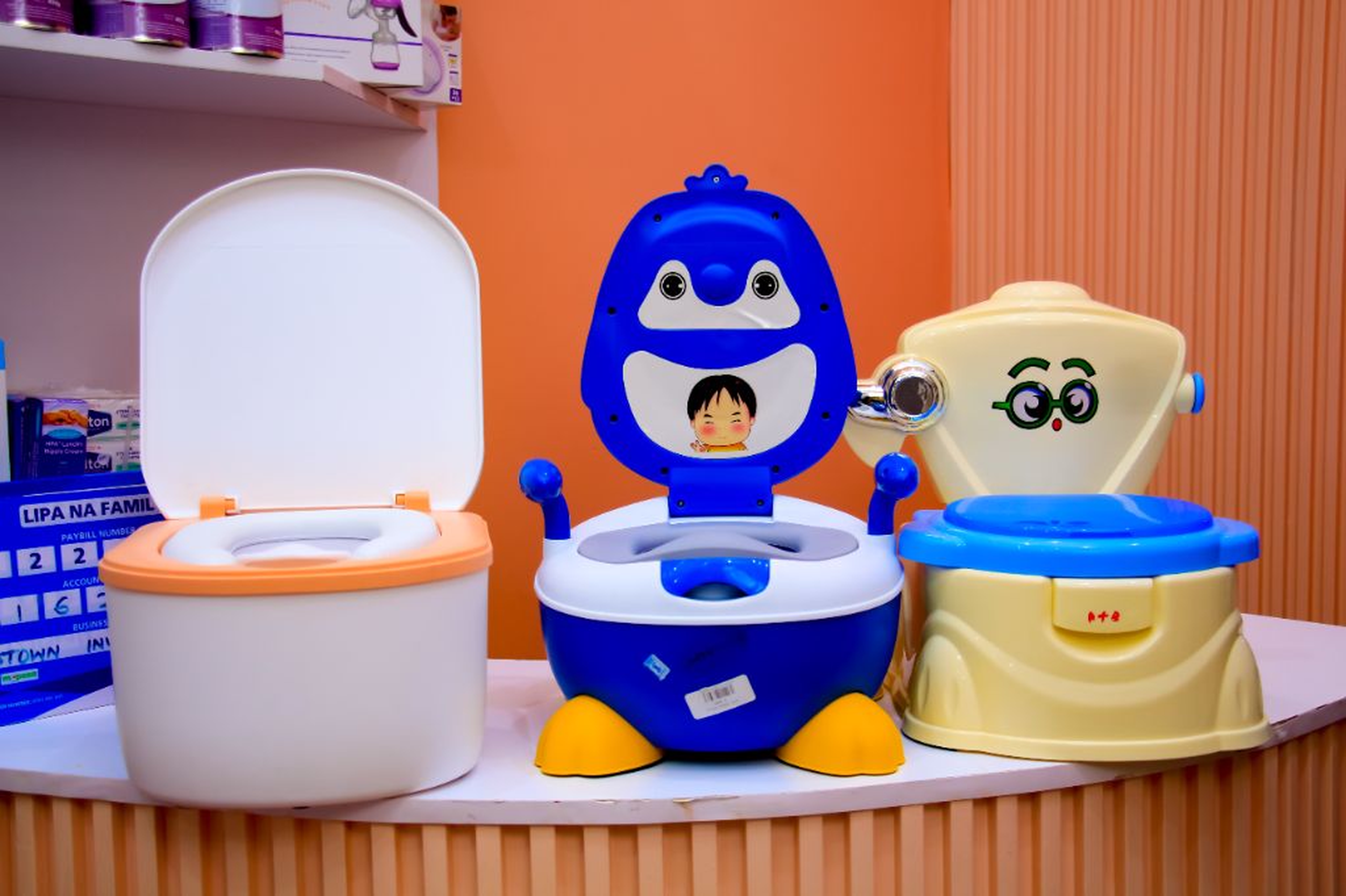 Toddler Potty Training Seat with High Back Support