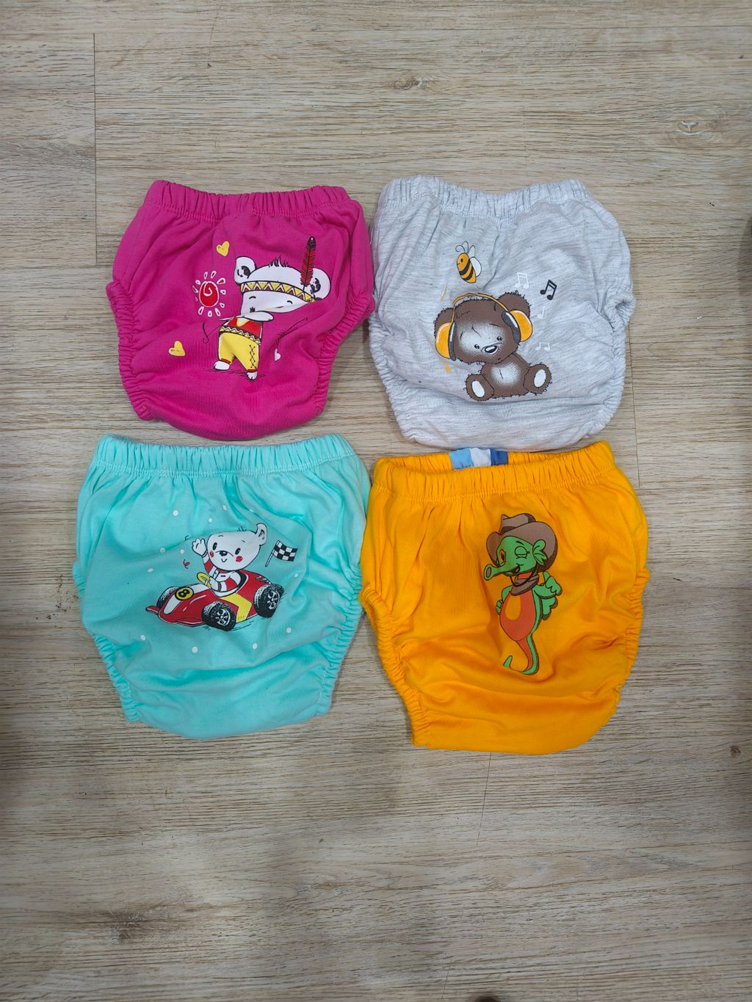 Potty Training Pants / Waterproof Baby Underwear with Cartoon Appliqués