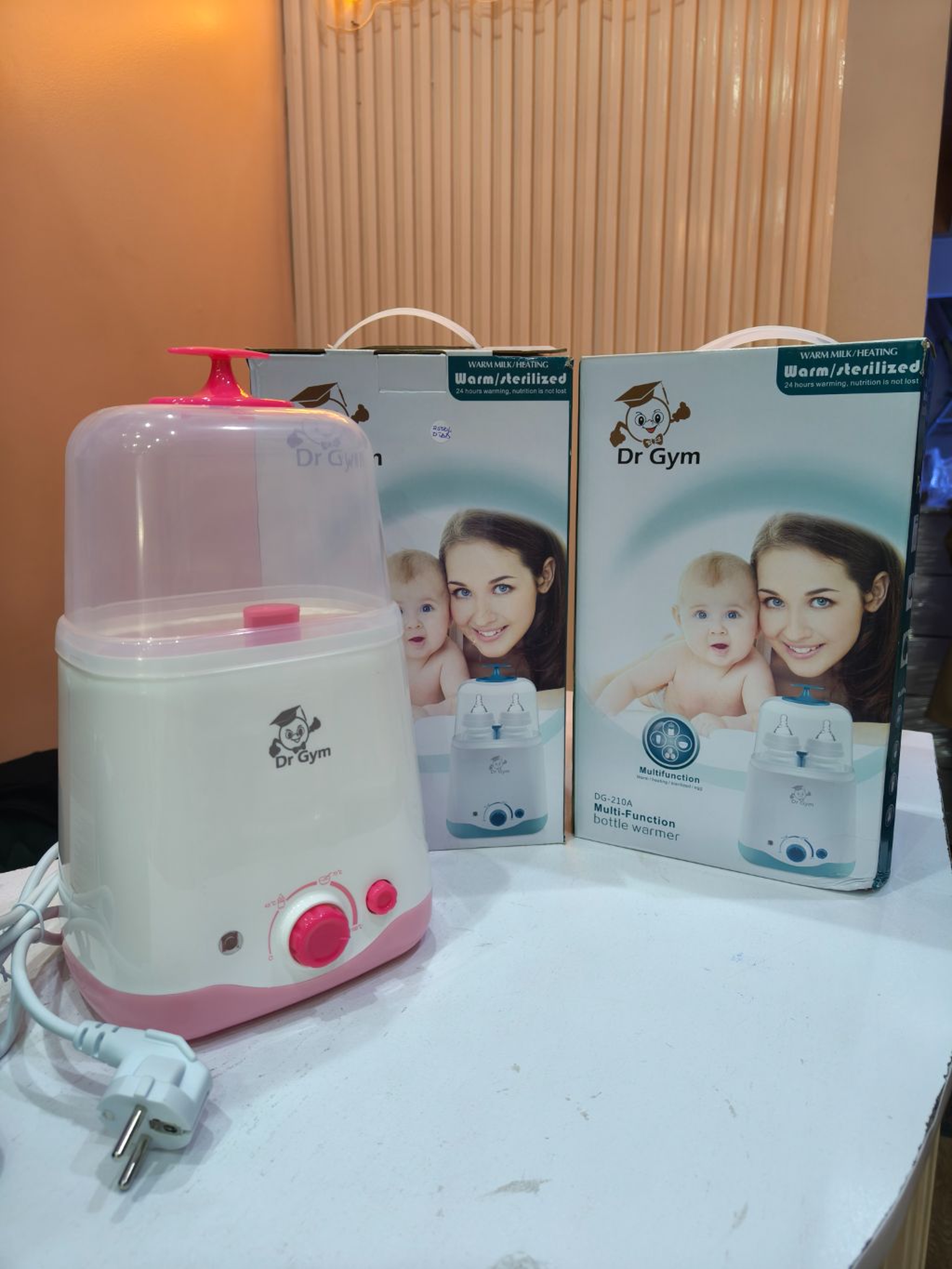 Dr. Gym 3-in-1 Digital Baby Bottle Warmer & Sterilizer | Quick Feeding Prep System