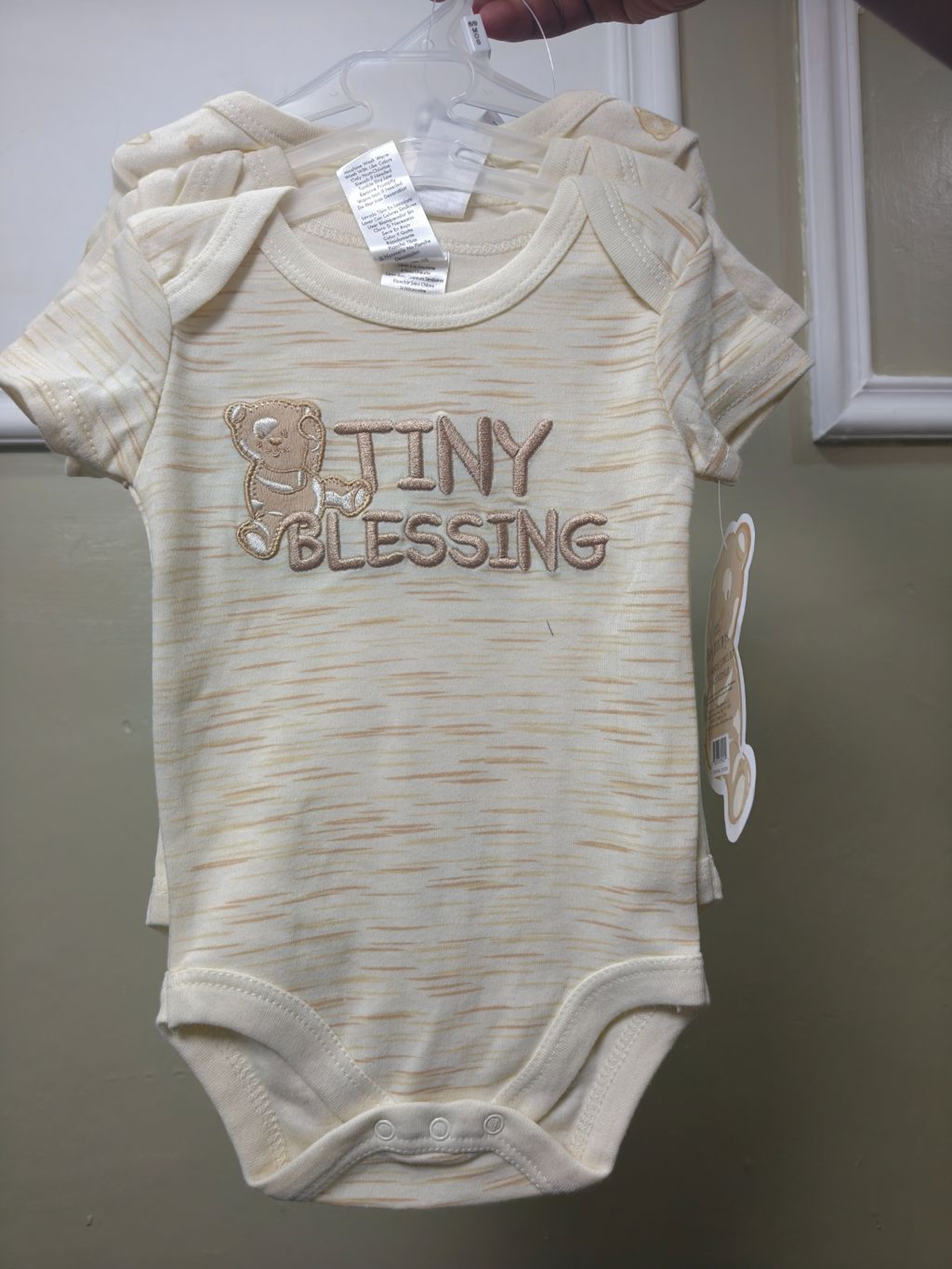3 PC bodysuit cotton 
