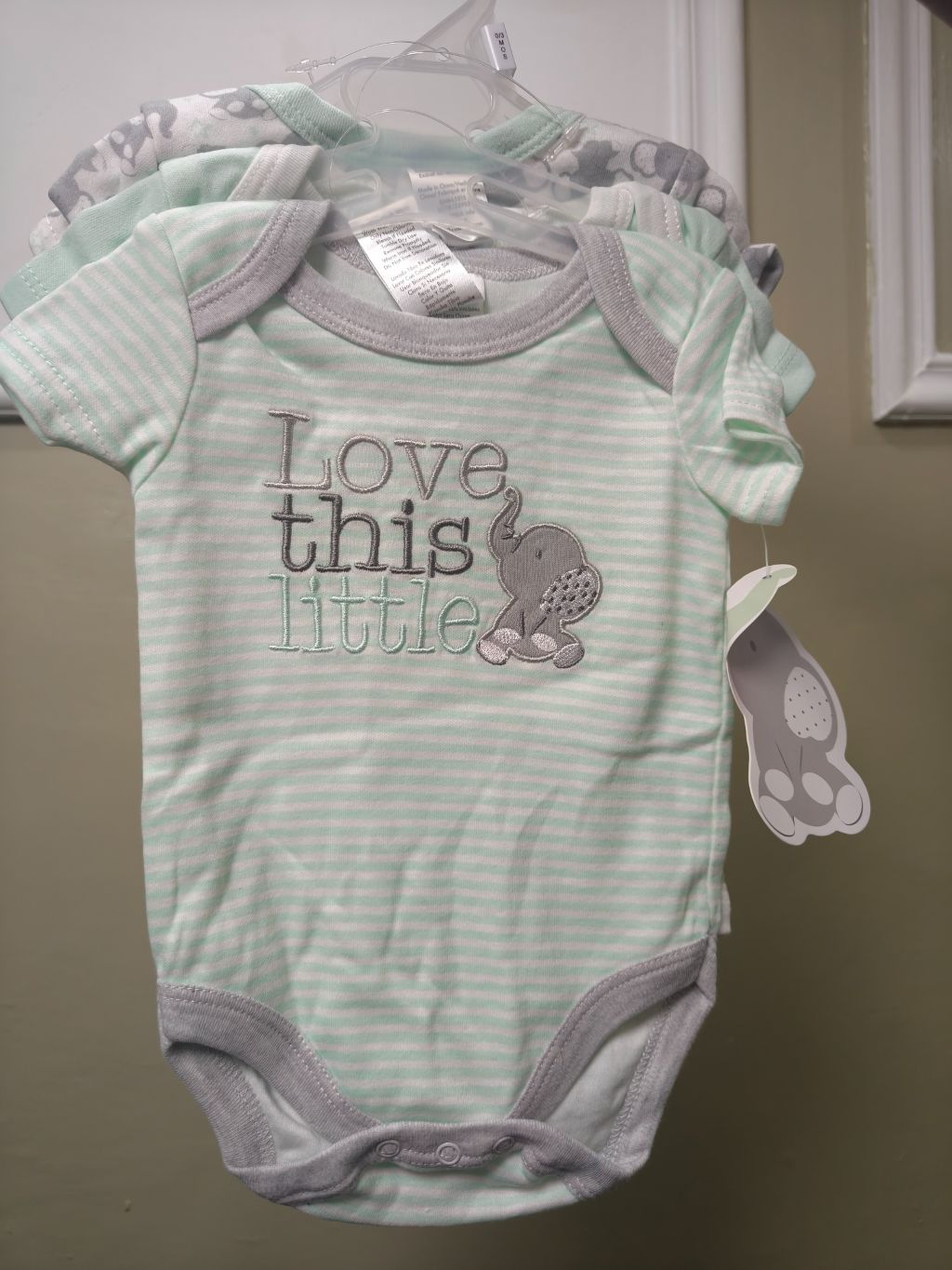 3 PC bodysuit cotton 