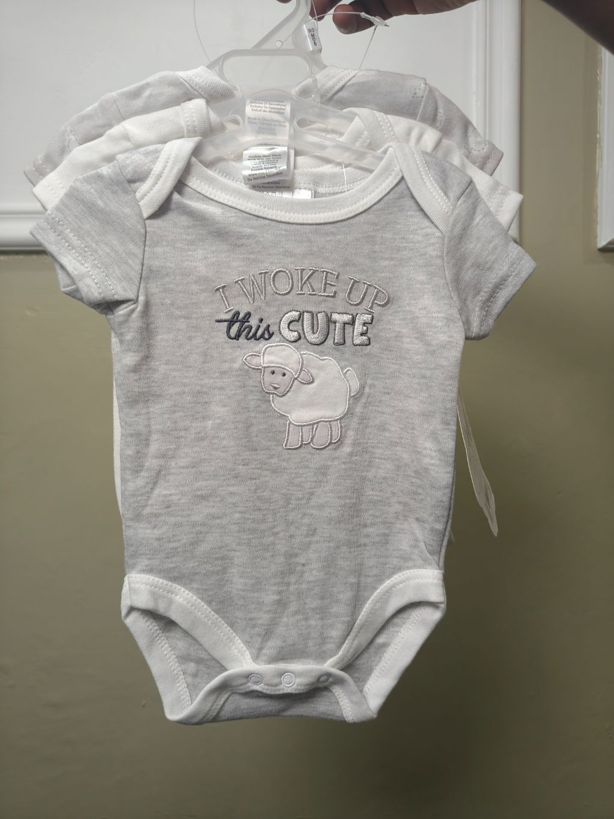 3 PC bodysuit cotton 