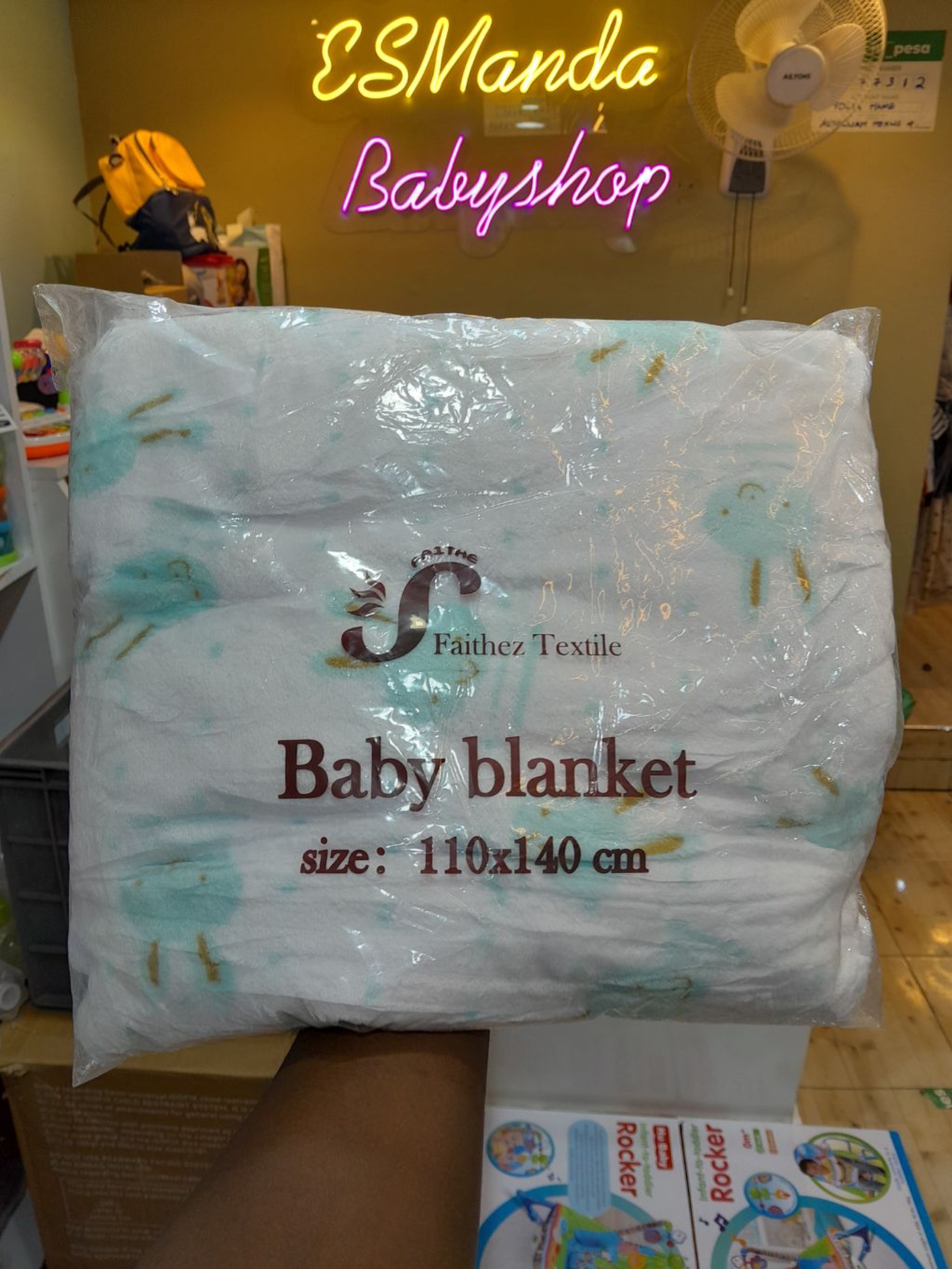 Faithez Textile Plush Baby Blanket (110x140cm) | Soft Flannel