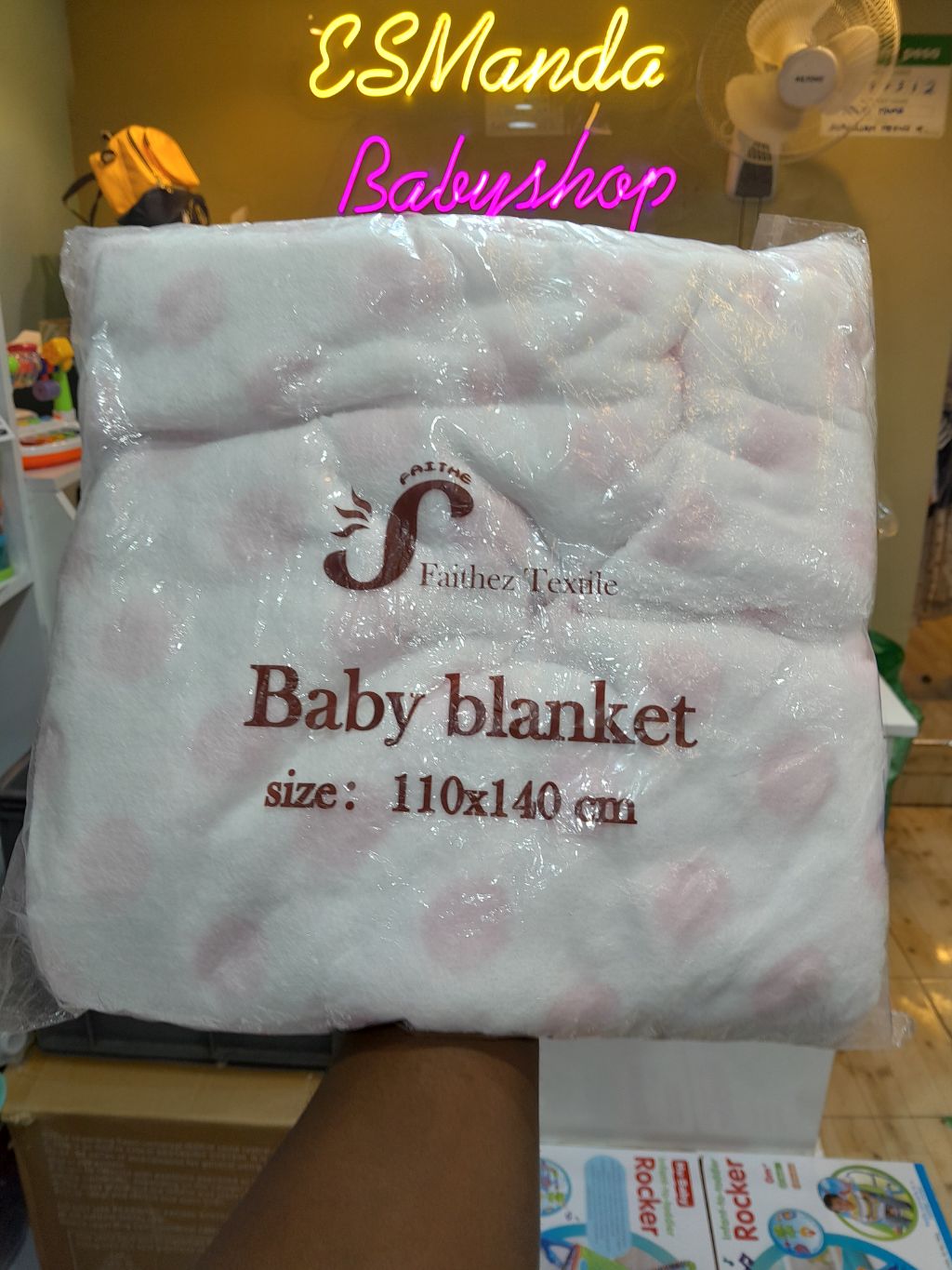 Faithez Textile Plush Baby Blanket (110x140cm) | Soft Flannel