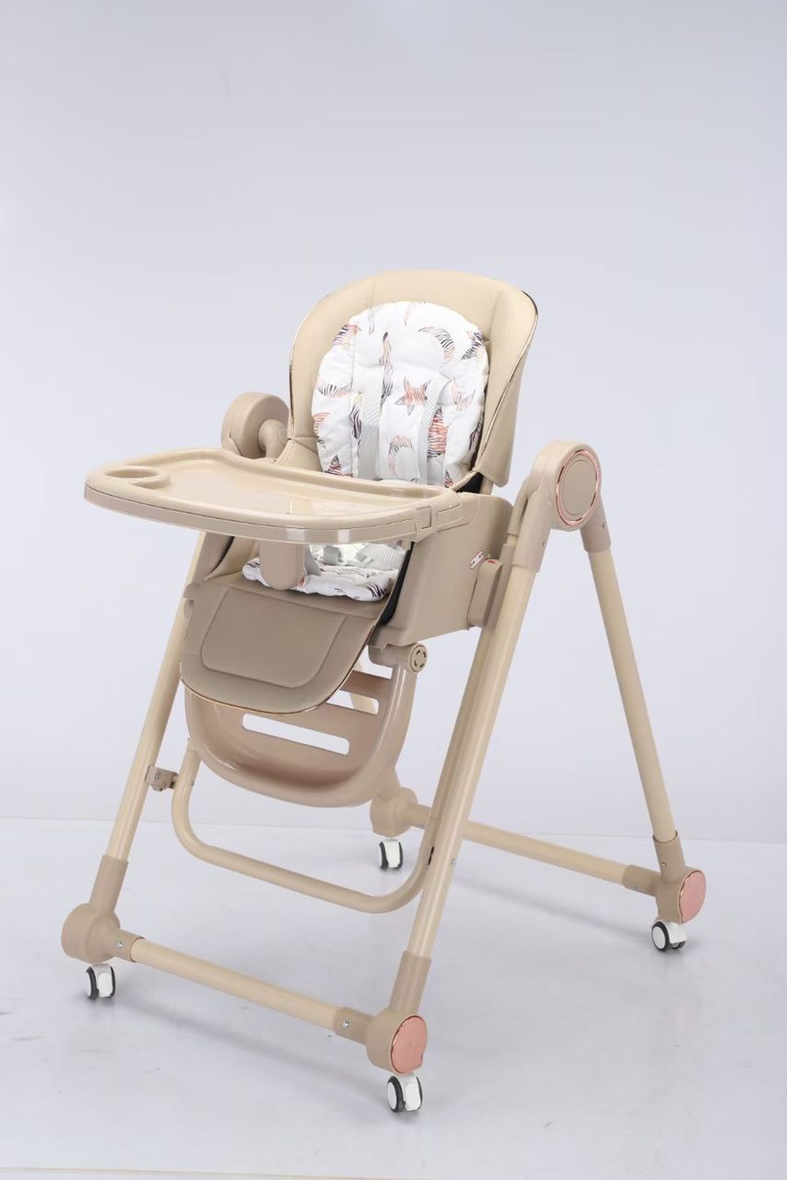 Multi-Functional Baby High Chair | Foldable Feeding Chair with Wheels