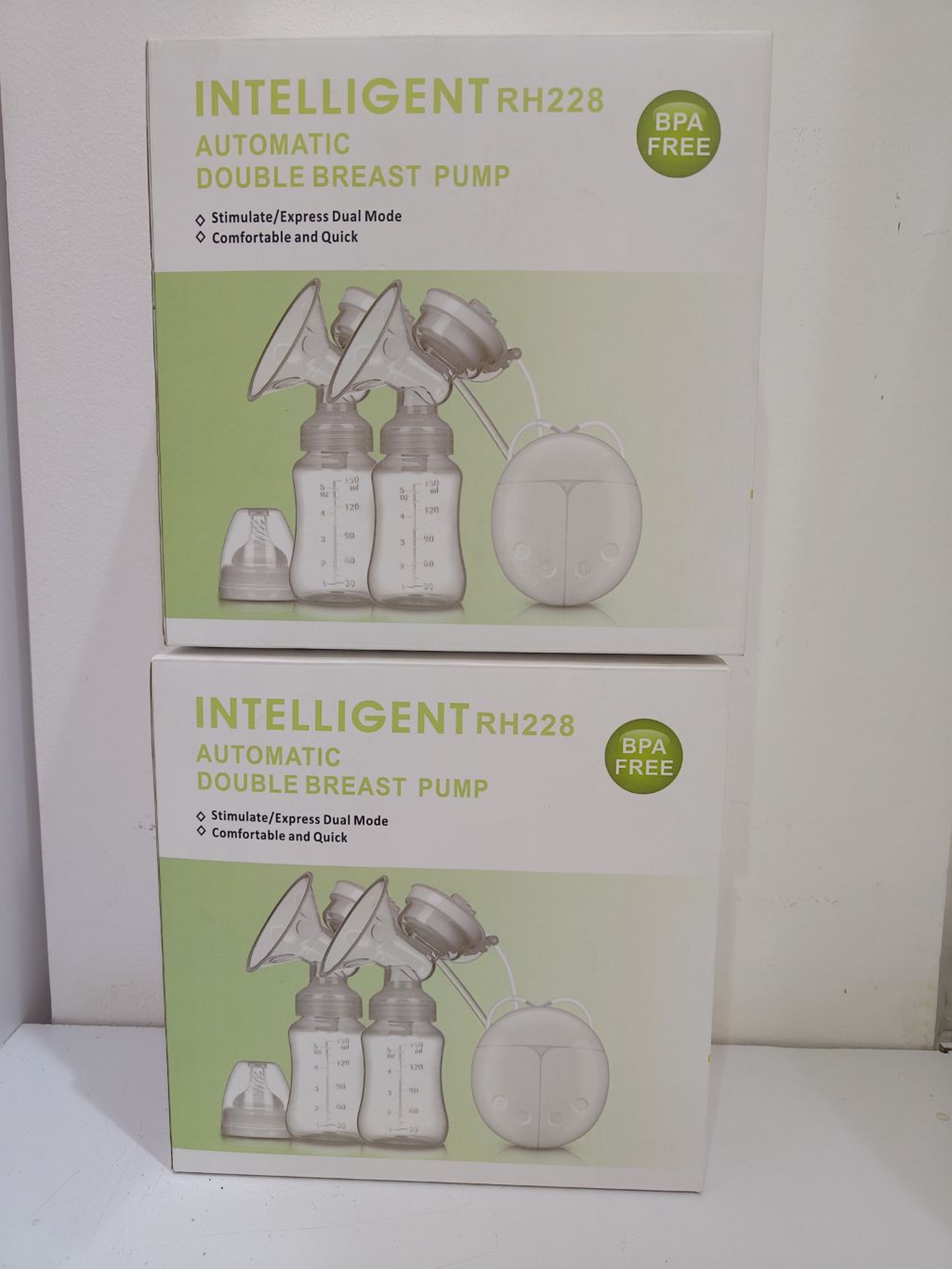 automatic double breast pump