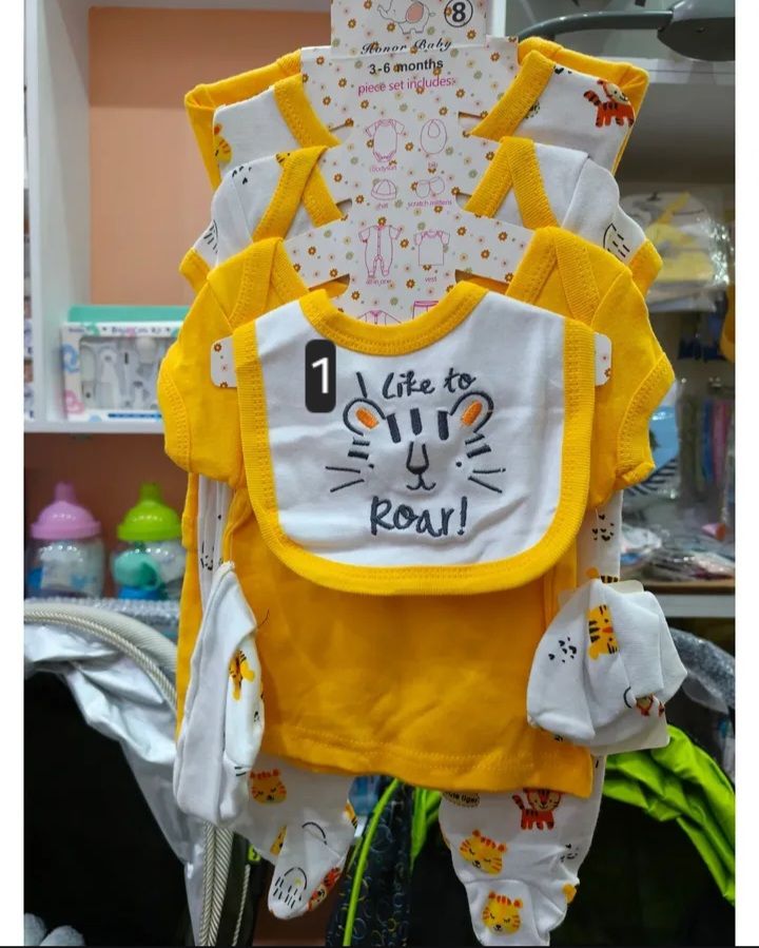 8pc cotton receiving set