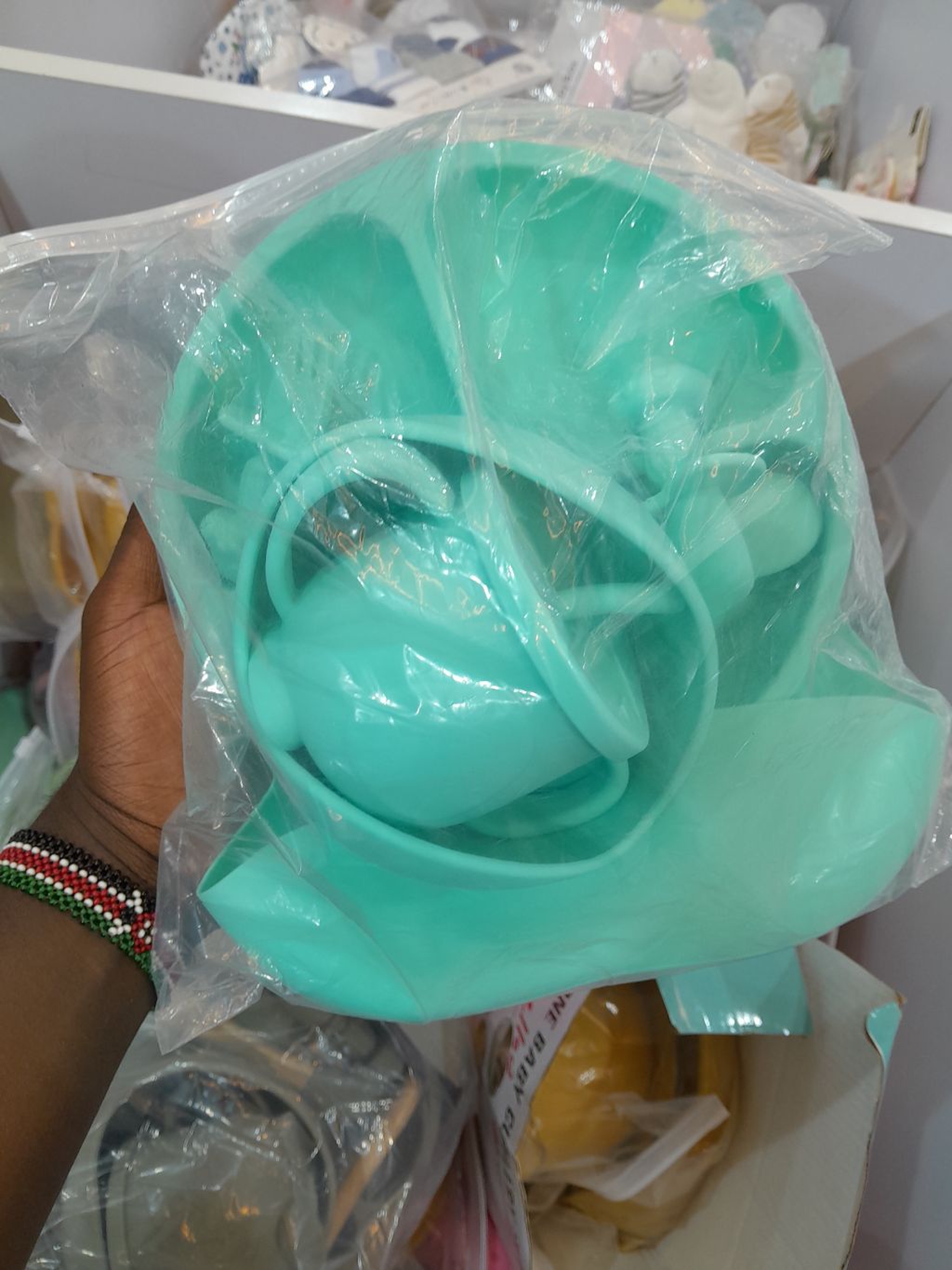 silicone weaning sets/ feeding sets