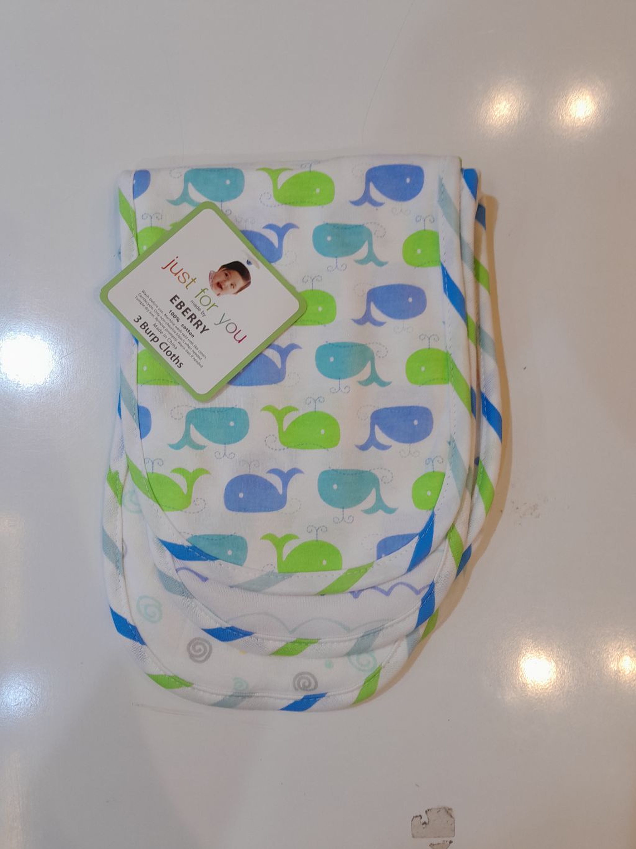 Burp cloths (3 pieces)