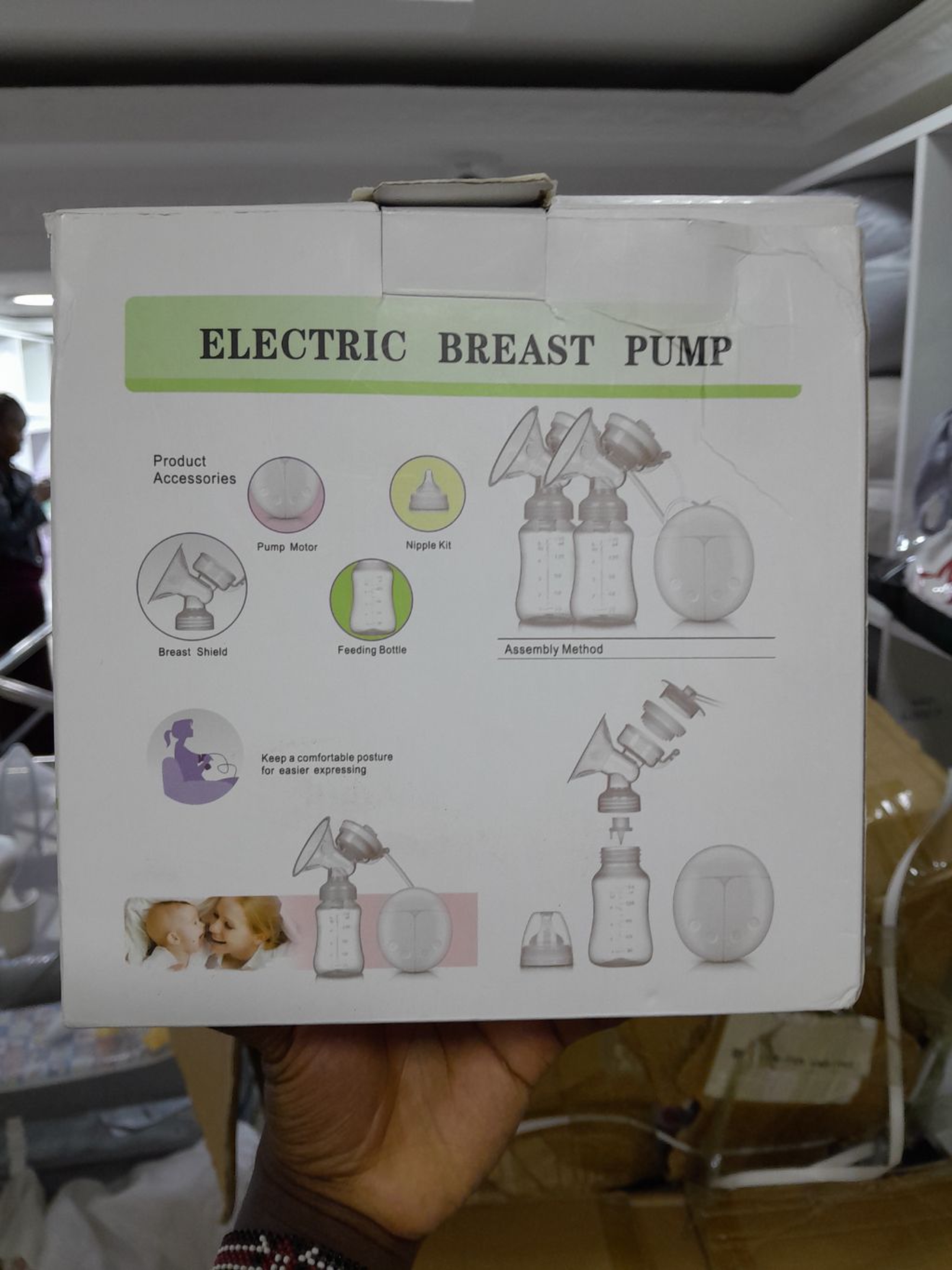 Intelligent automatic double breast pump