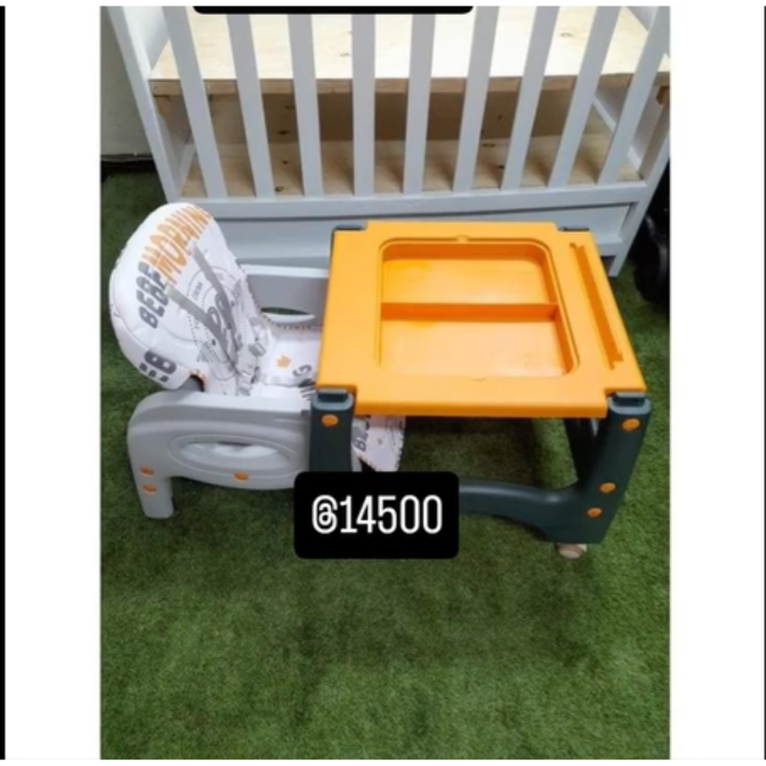 Multi-Function Convertible Baby High Feeding Chair (3-in-1 Feeding Seat) with Removable Tray