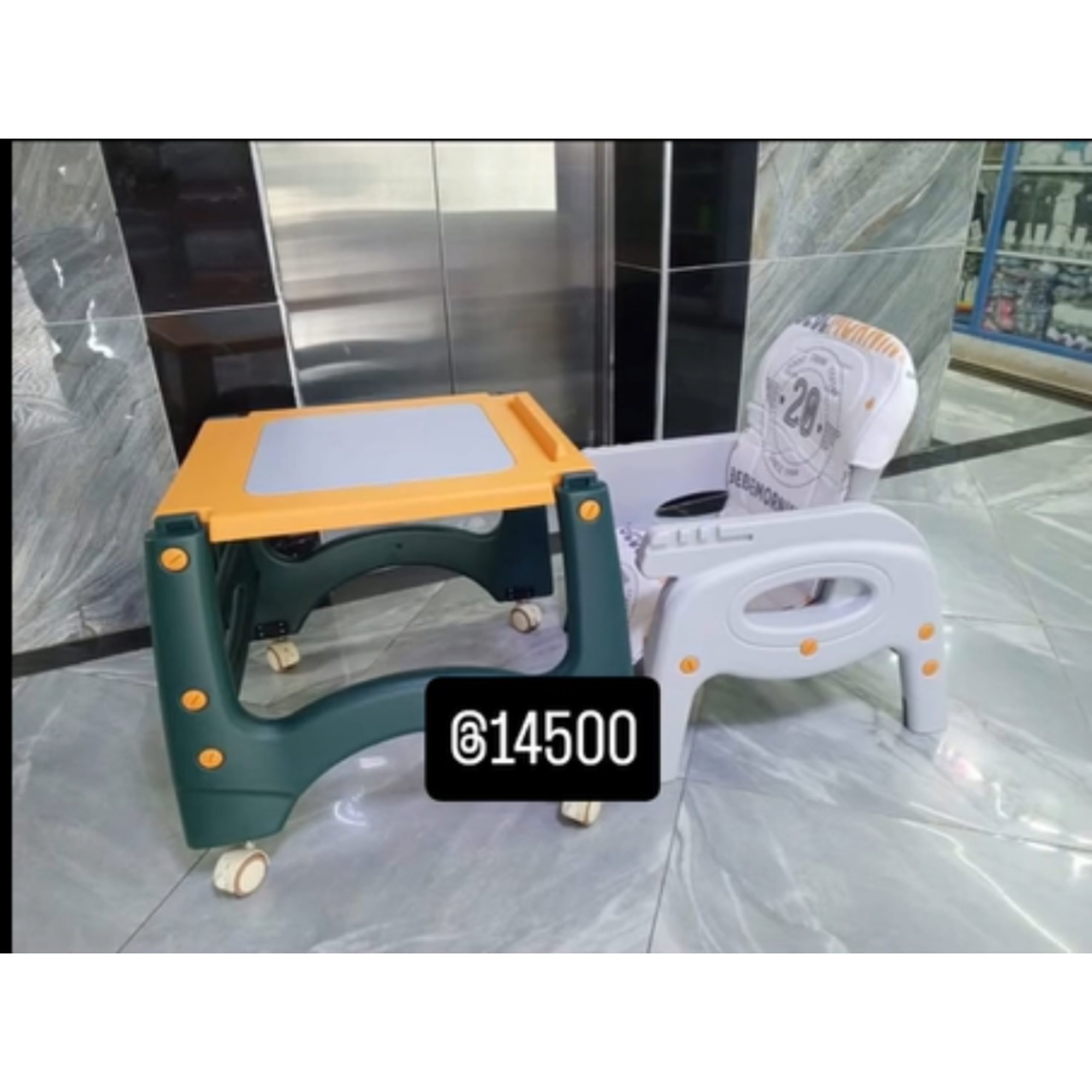 Multi-Function Convertible Baby High Feeding Chair (3-in-1 Feeding Seat) with Removable Tray