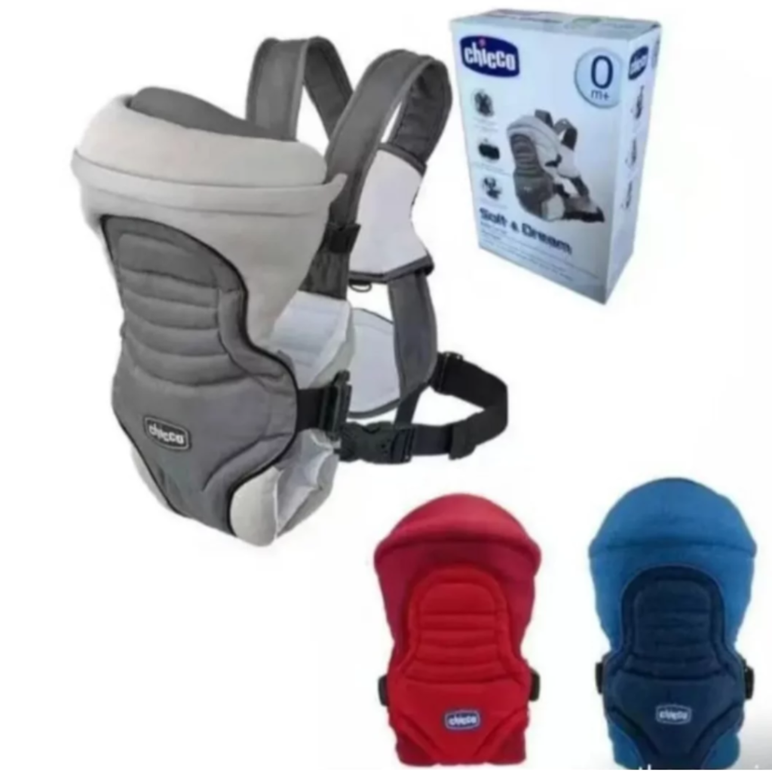 Chicco Soft & Dream Baby Carrier (0M+) - 3-in-1 Multi-Position Infant Sling