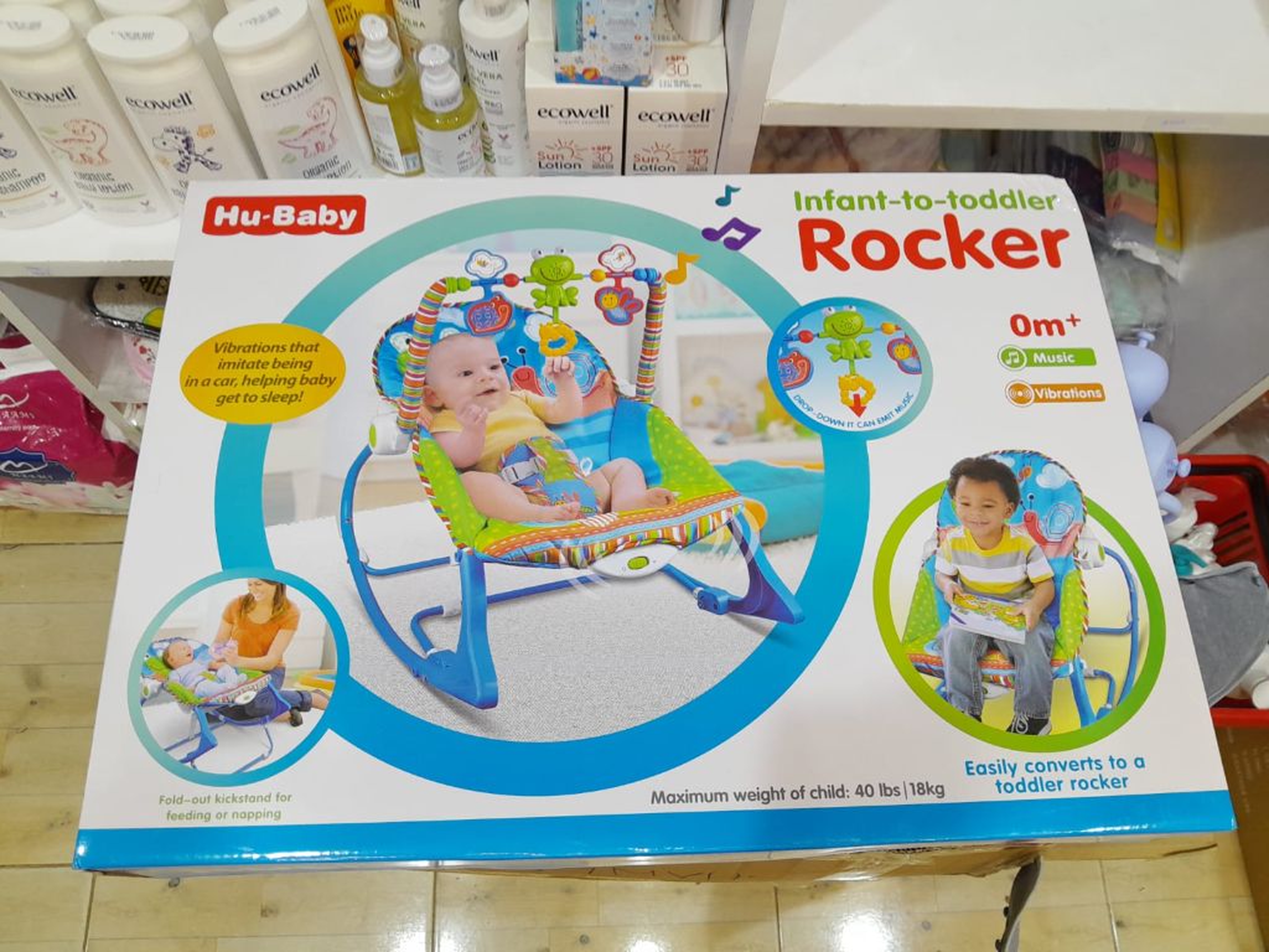 Vibrant Baby Rocker Bouncer Seat | Infant to Toddler Rocker Chair