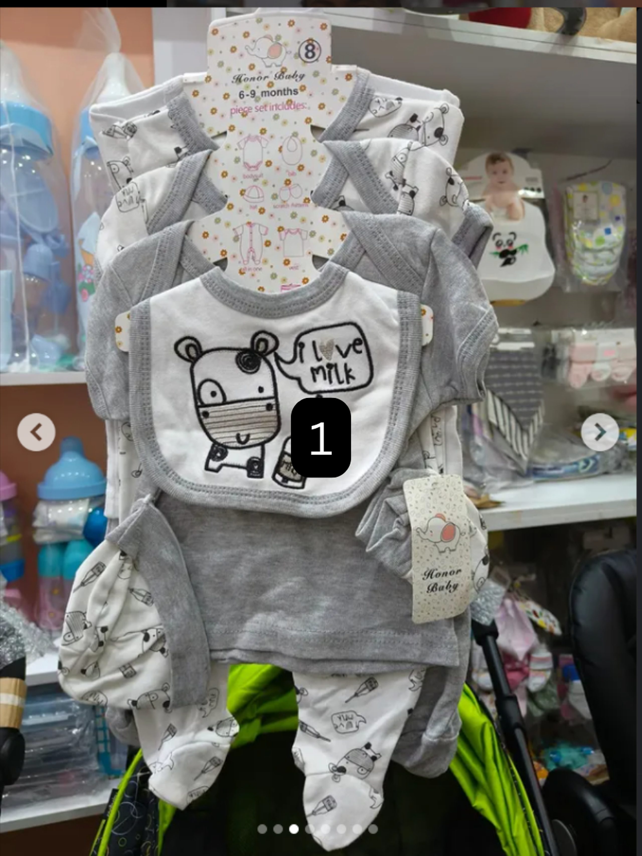 8-Piece Newborn cotton receiving set(0-3Months)
