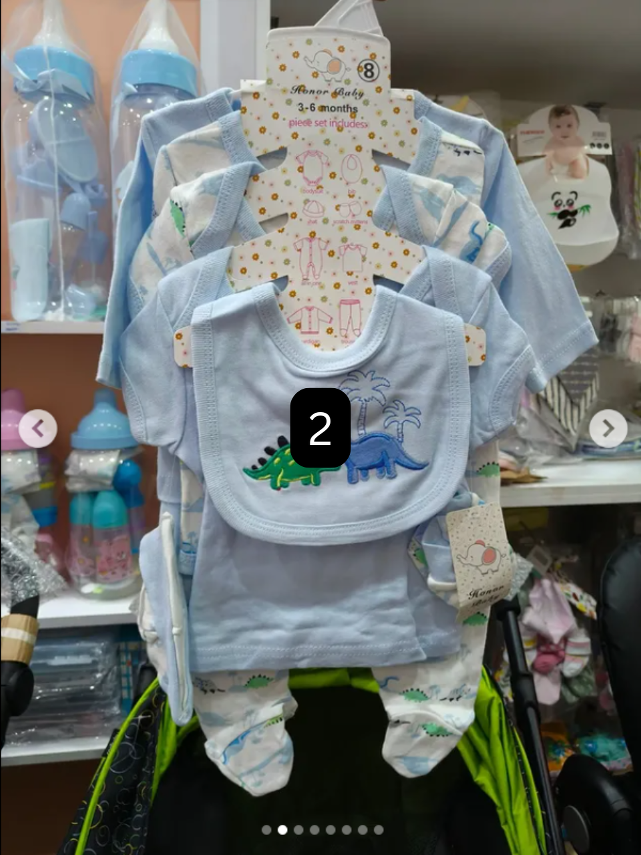 8-Piece Newborn cotton receiving set(0-3Months)