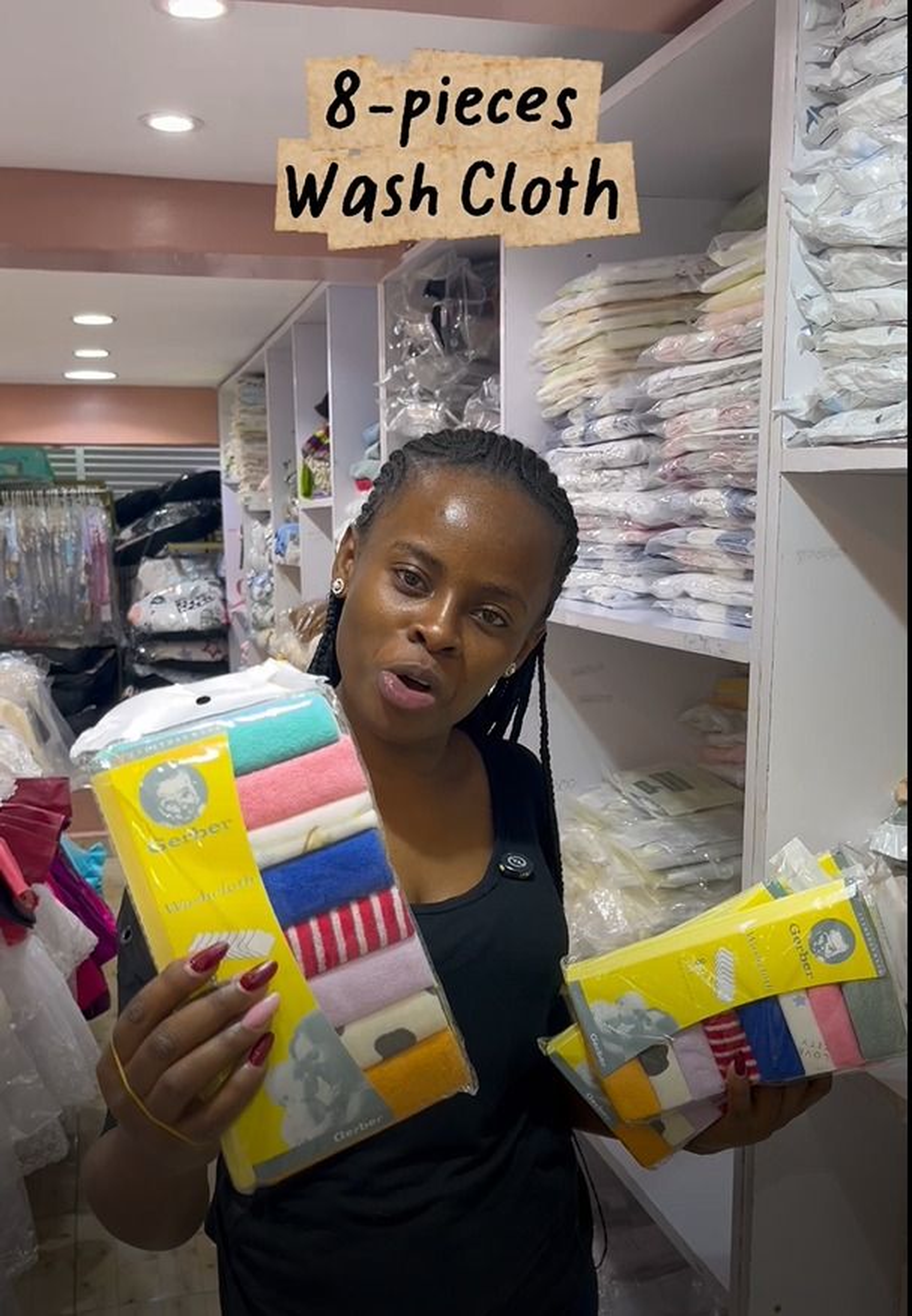 8 pieces wash cloth