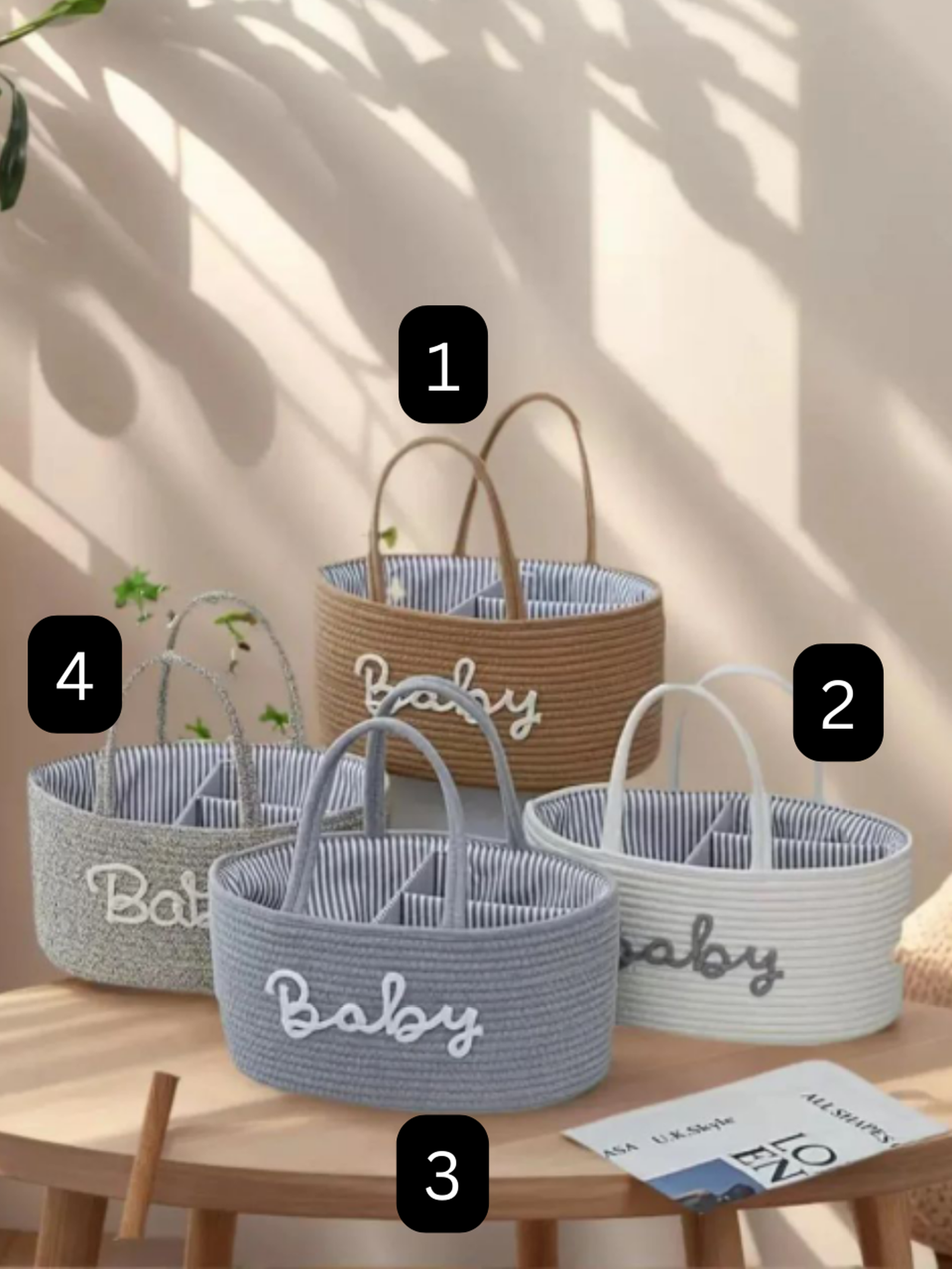 Candy diaper organizer