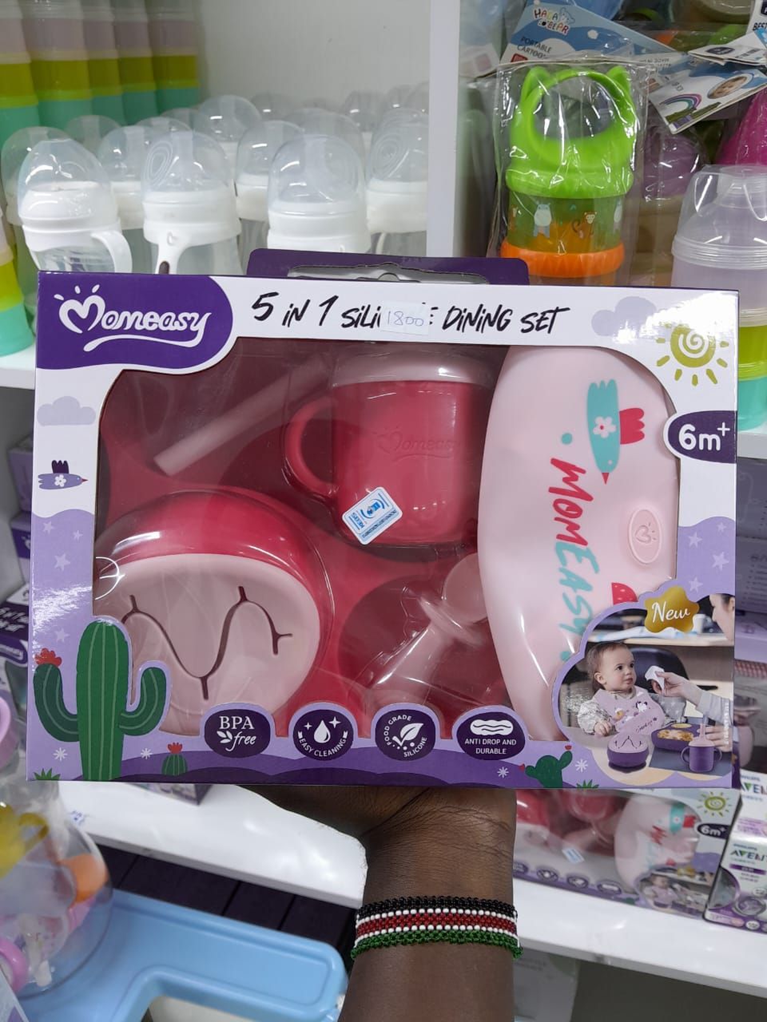 Momeasy silicone feeding set / dining set