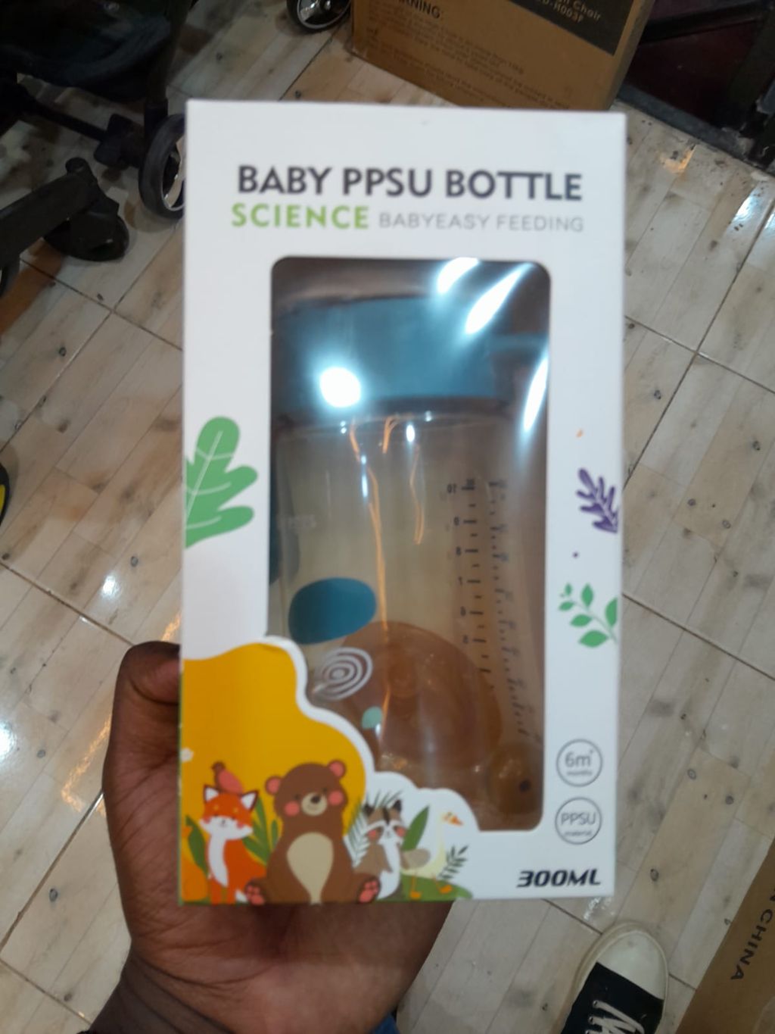 Baby PPSU Feeding Bottle 300ml (10oz) - High Heat Resistant, 6+ Months