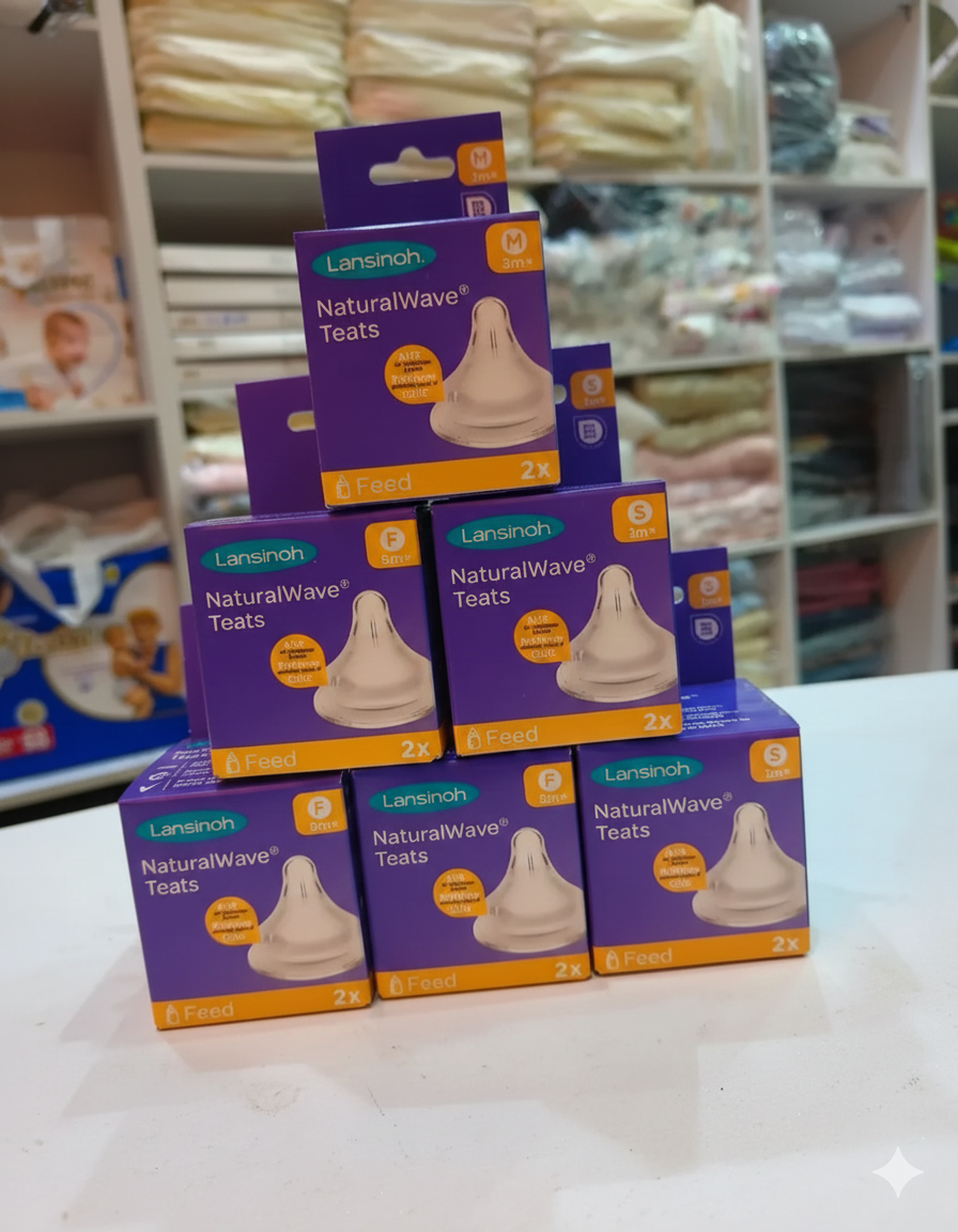 Lansinoh NaturalWave Teats | Breastfeeding-Friendly Nipple for Seamless Transition (All Flows)