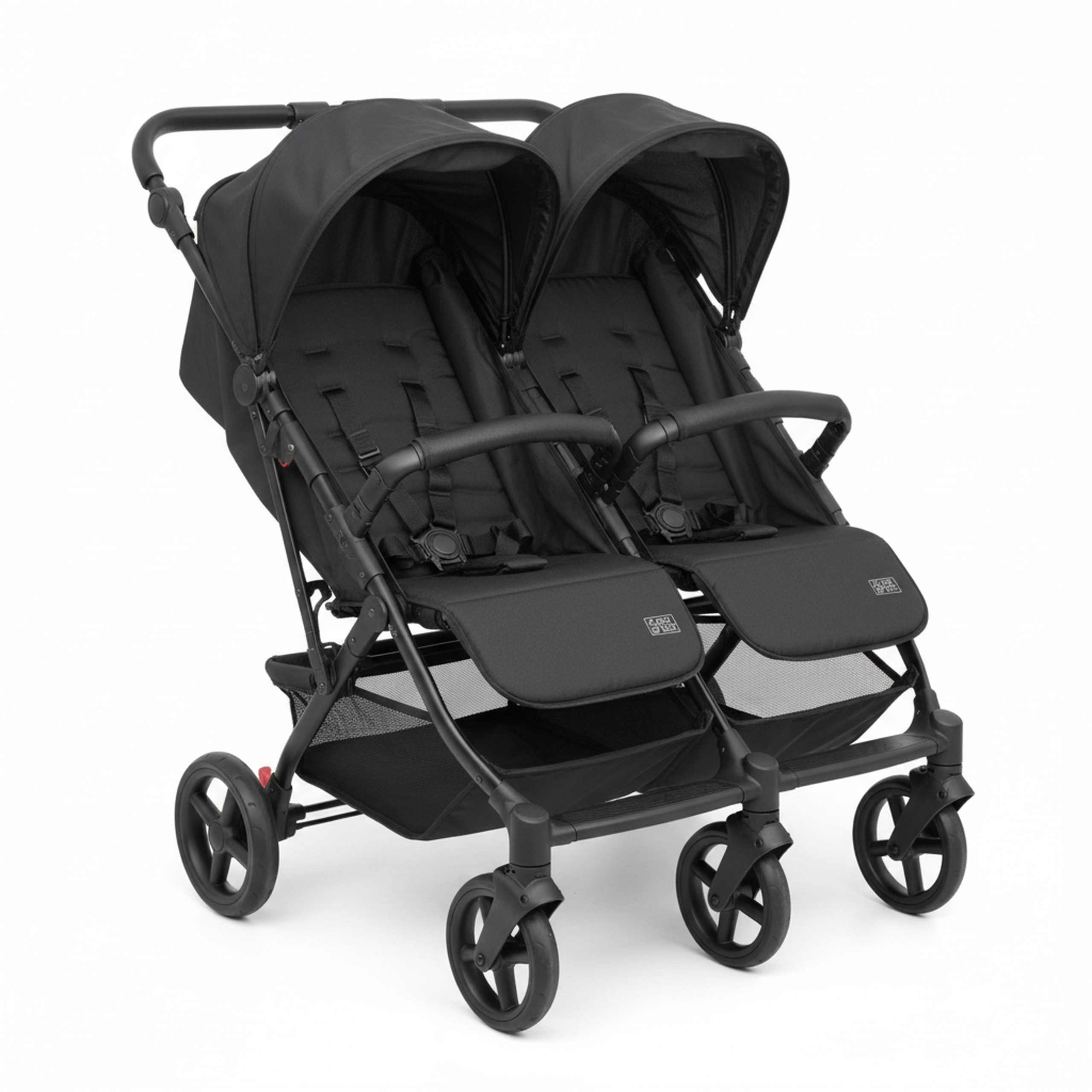 Comfort Double Stroller | Lightweight Side-by-Side Twin Pram with Independent Seats