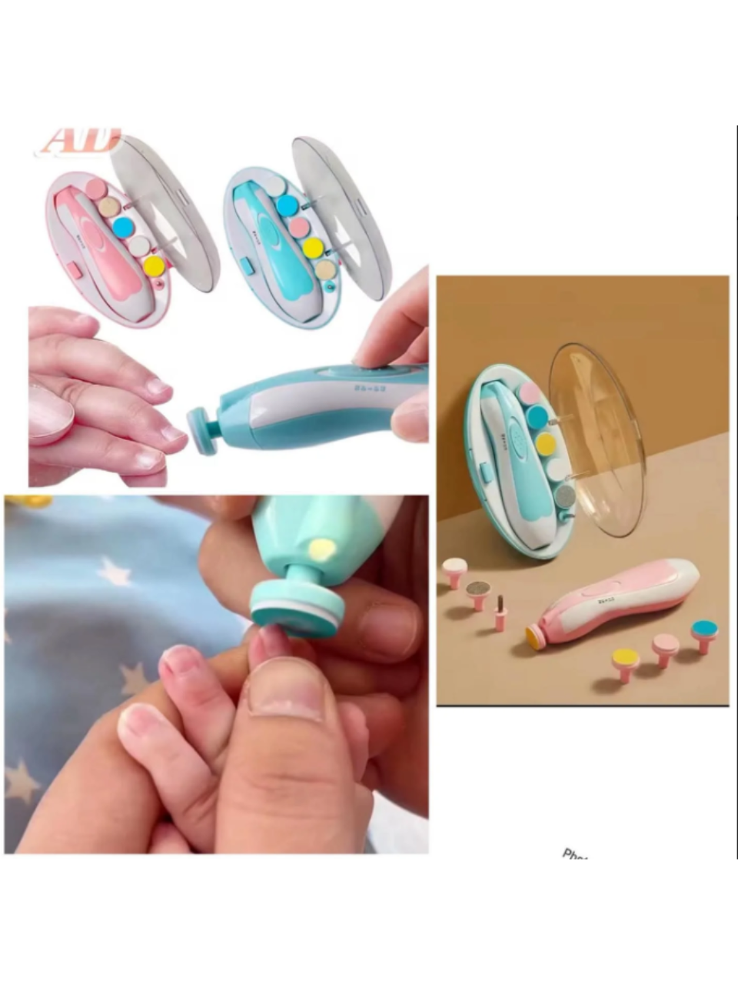 Baby Nail Trimmer Kit | Safe File Buffer for Newborns