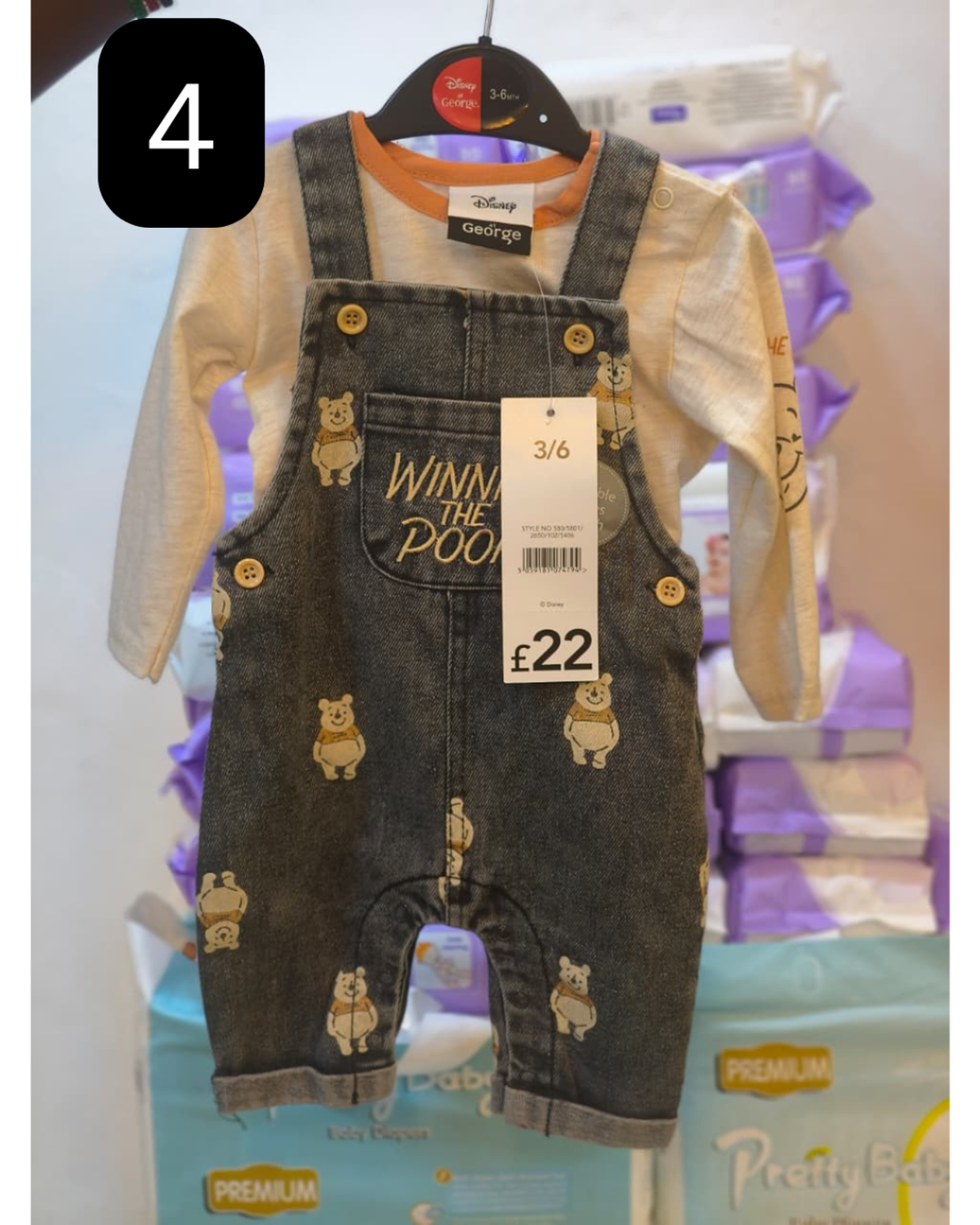 boys and girls dungaree and top set