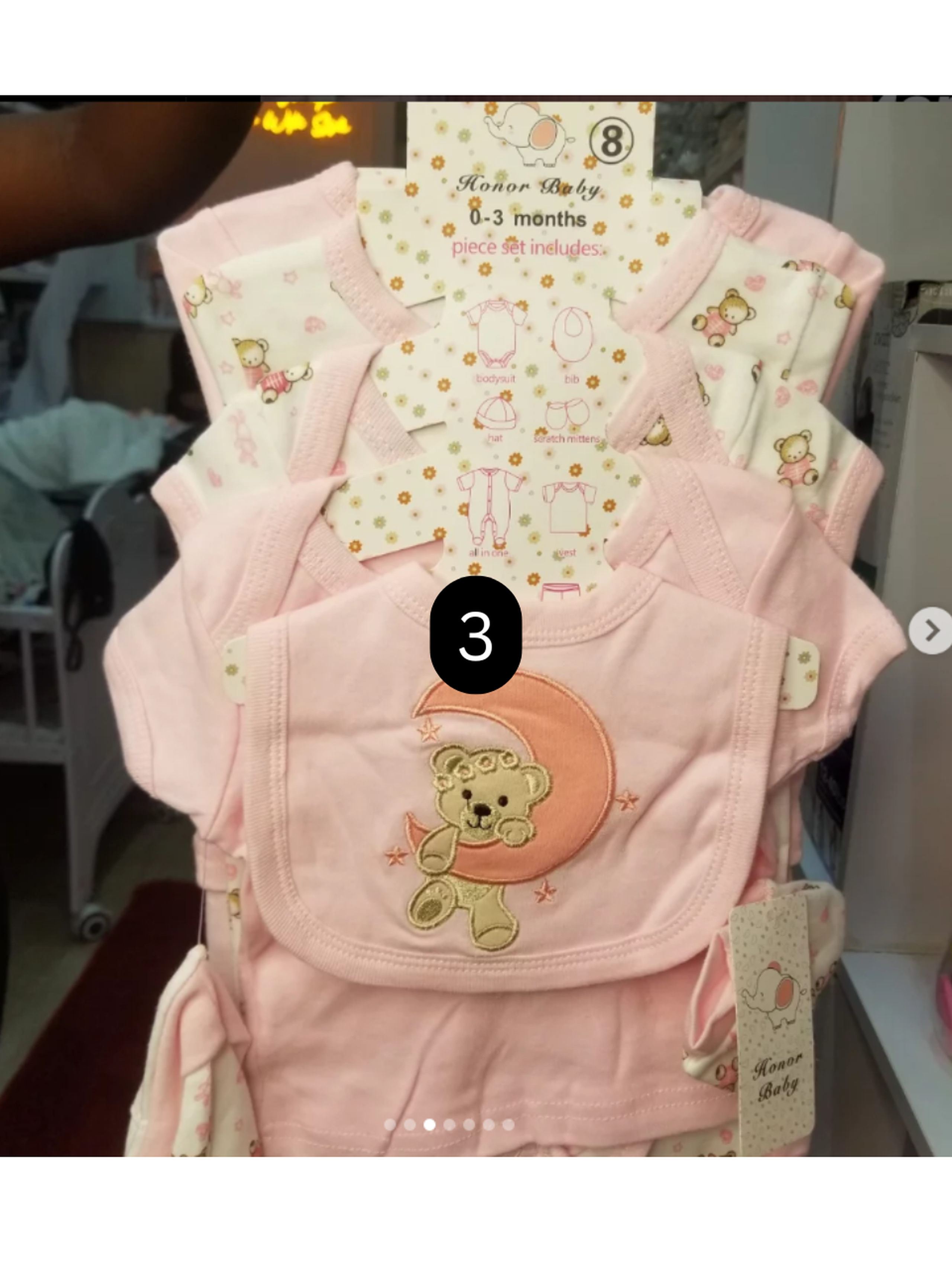 8-Piece Newborn cotton receiving set(0-3Months)