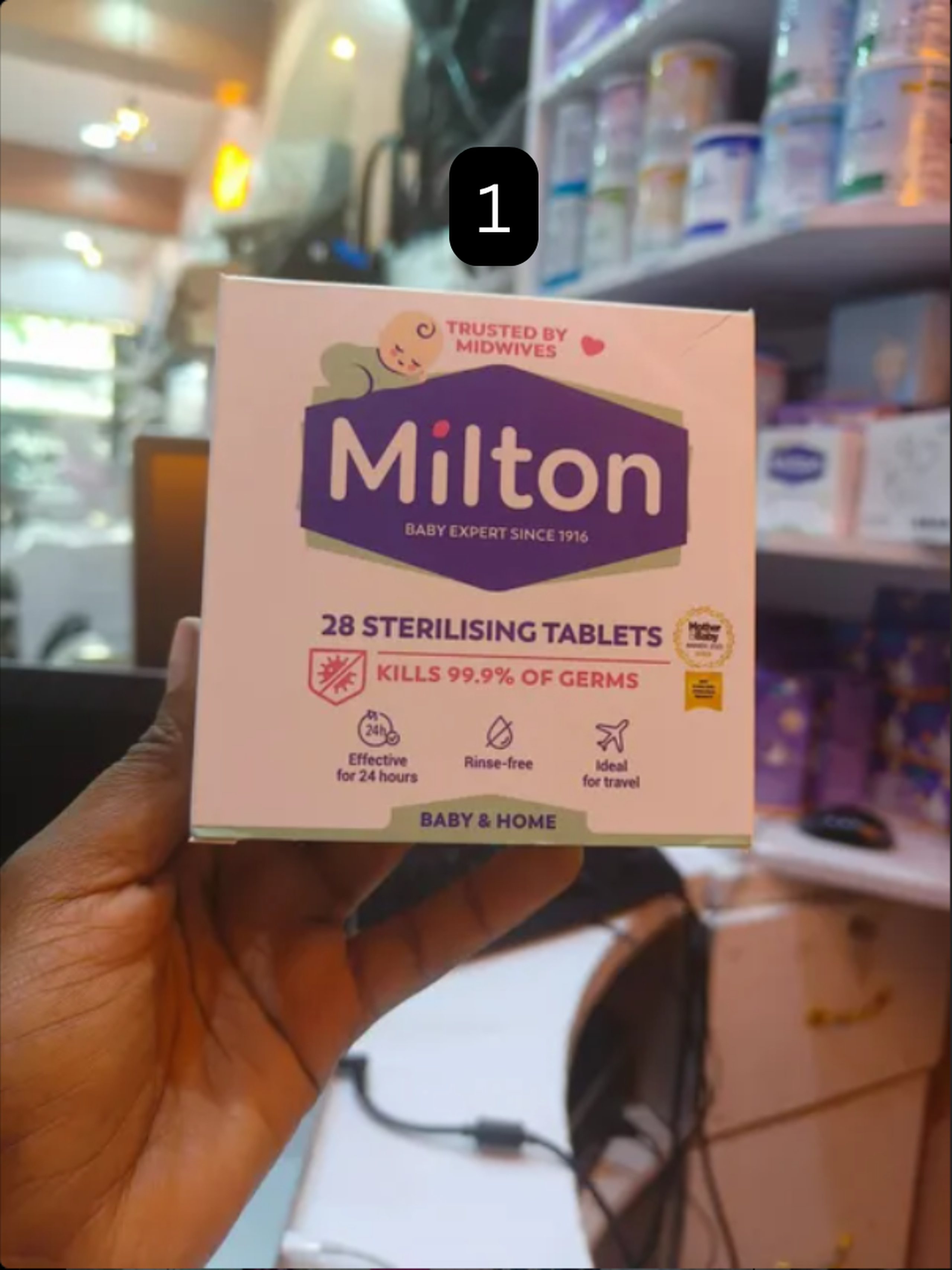 Milton sterilizing tablets