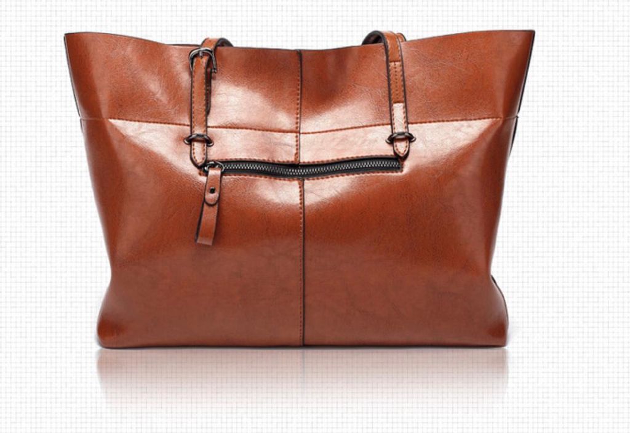 Large wax leather Tote bag's 