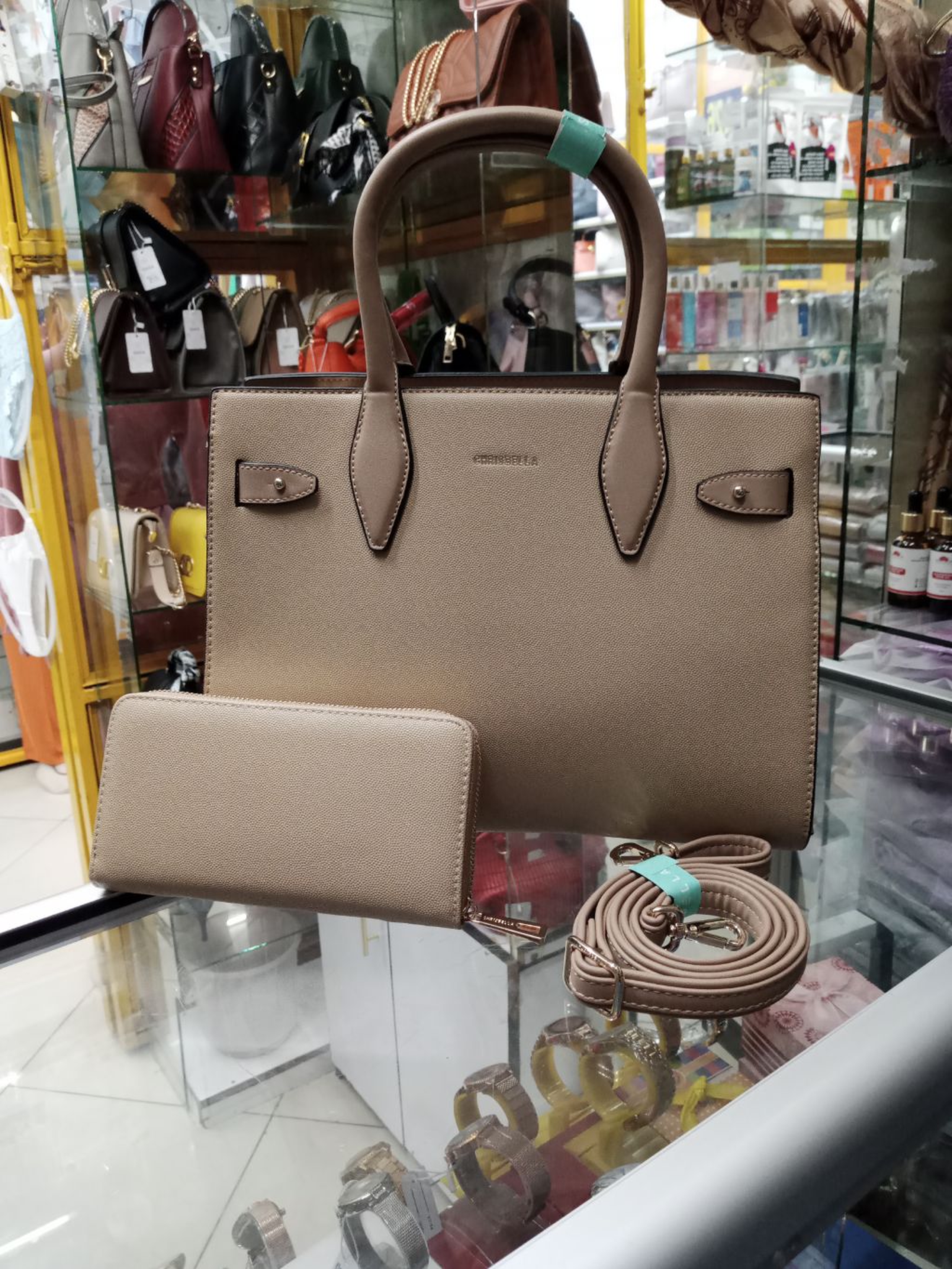 High quality Large Chrisbella handbag set 