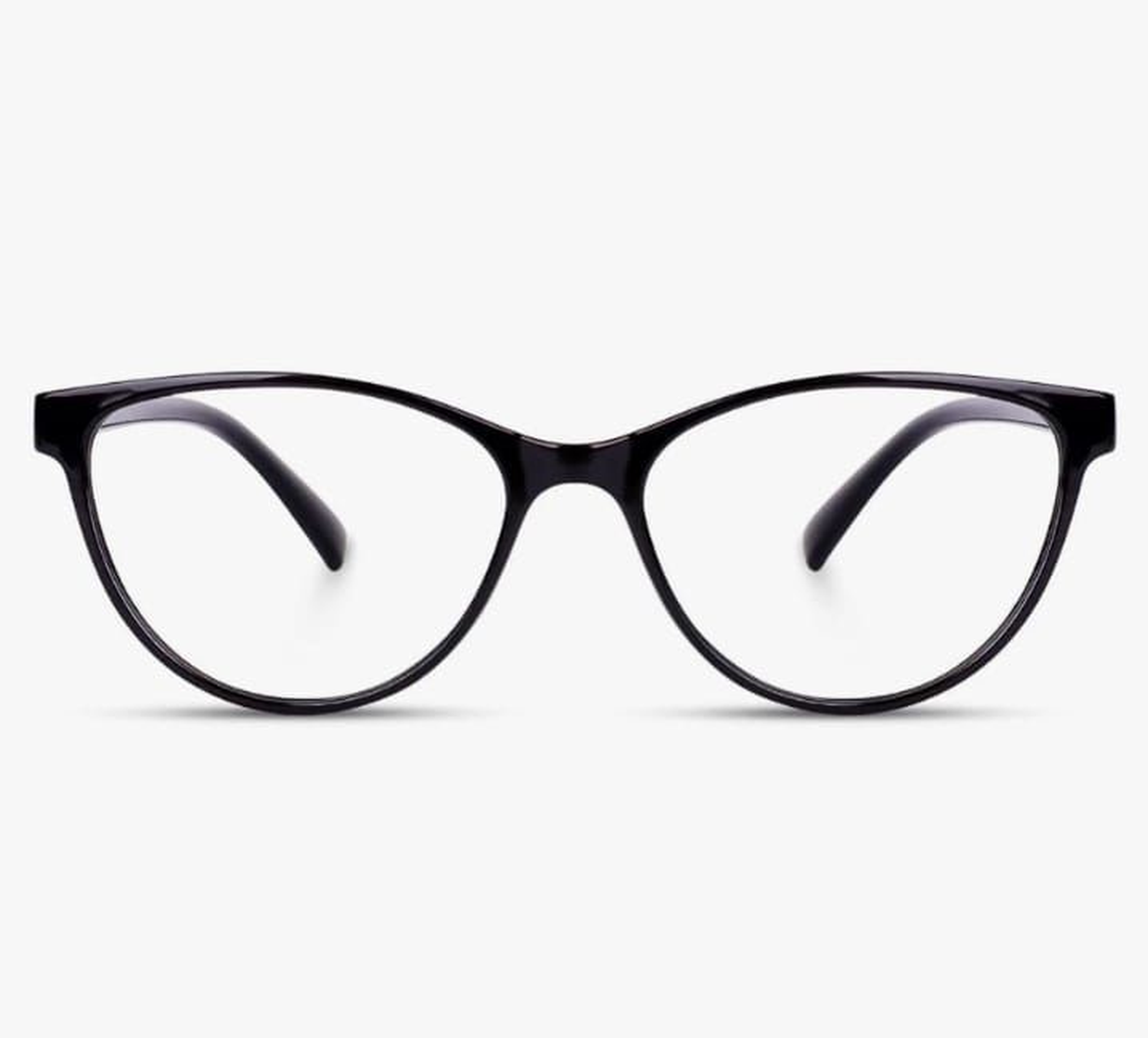 Black cat eye optical frame glasses