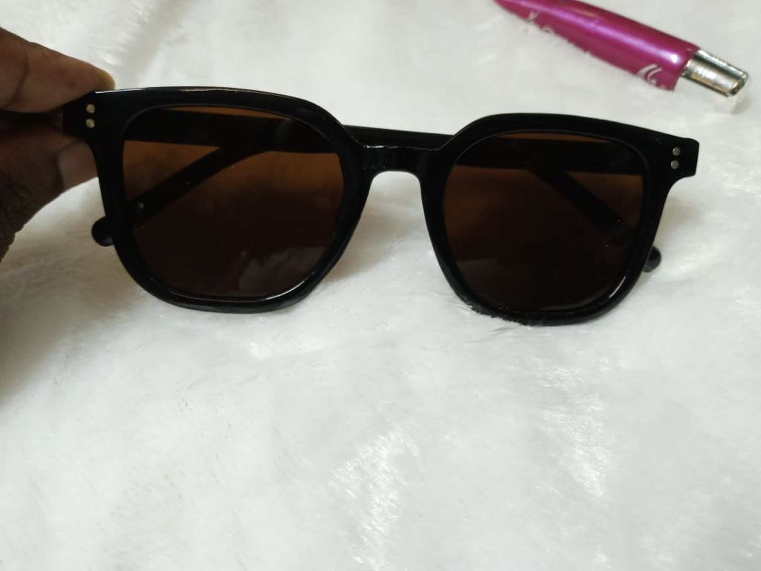 Trendy squire oversized Sunglasses