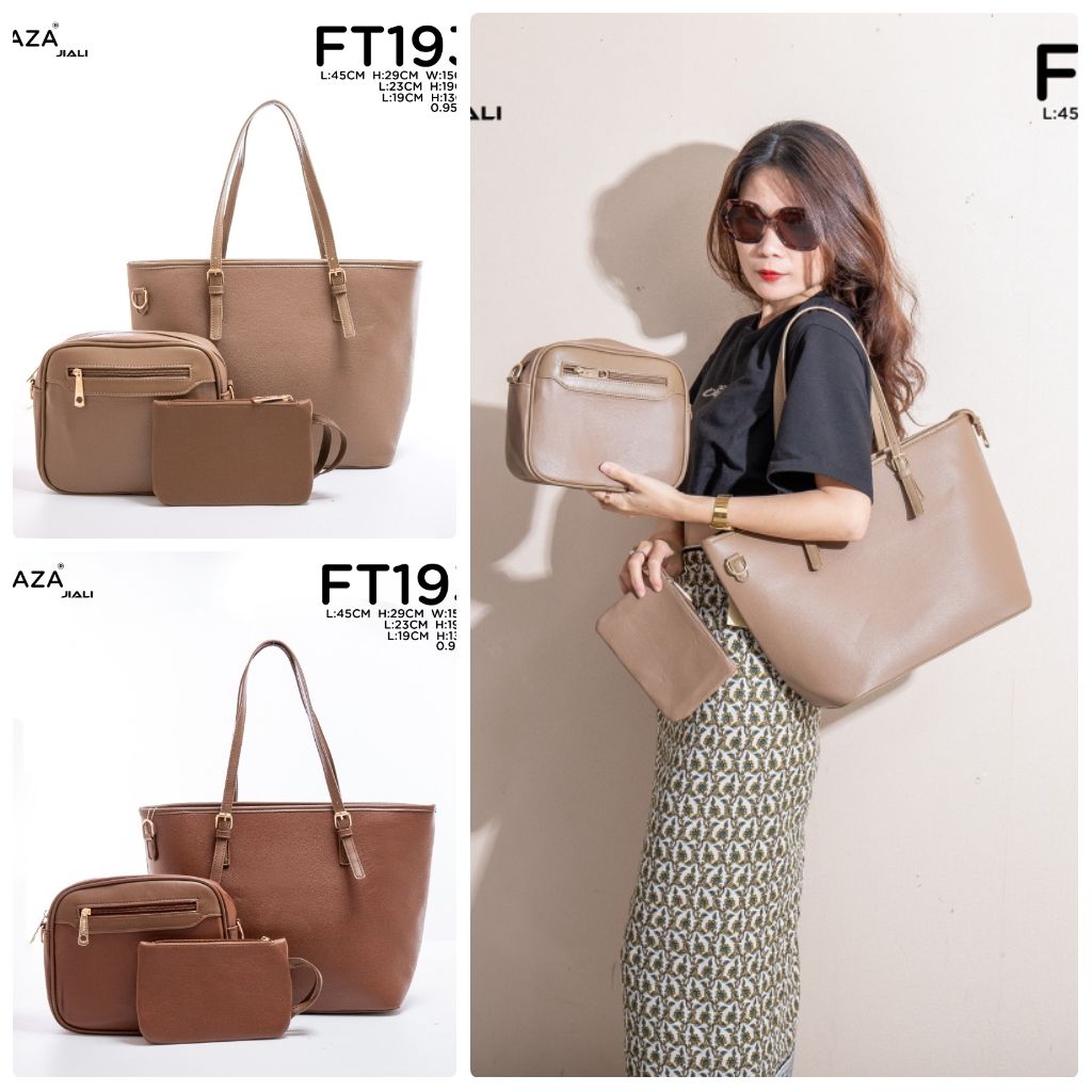 3 in 1 large capacity handbag 