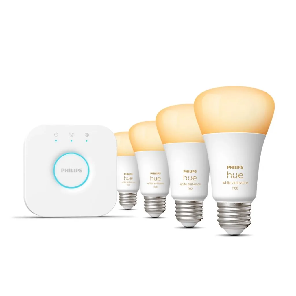 Philips Hue White Ambiance A19 Starter Kit