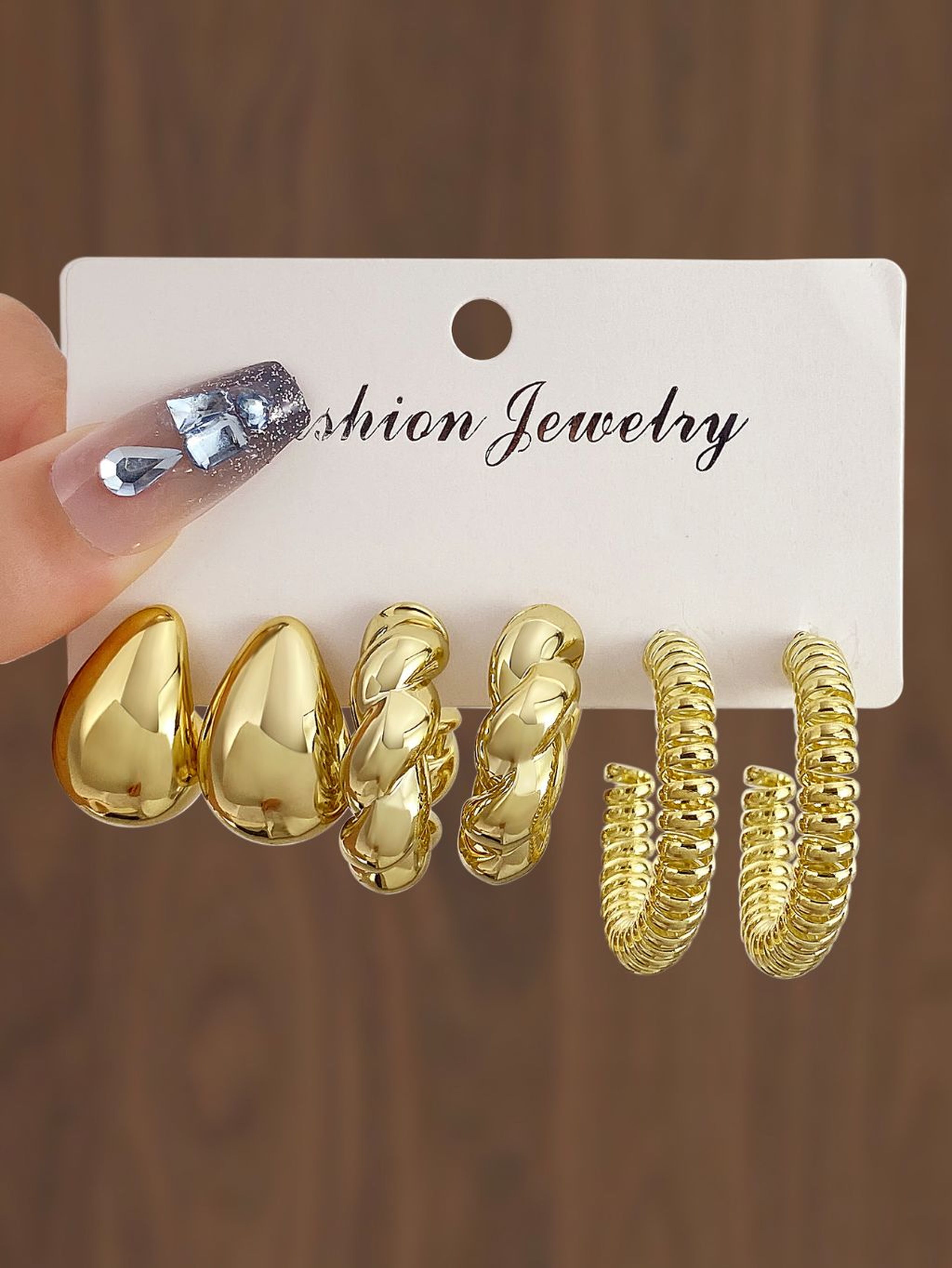 Golden Hour Trio Earrings