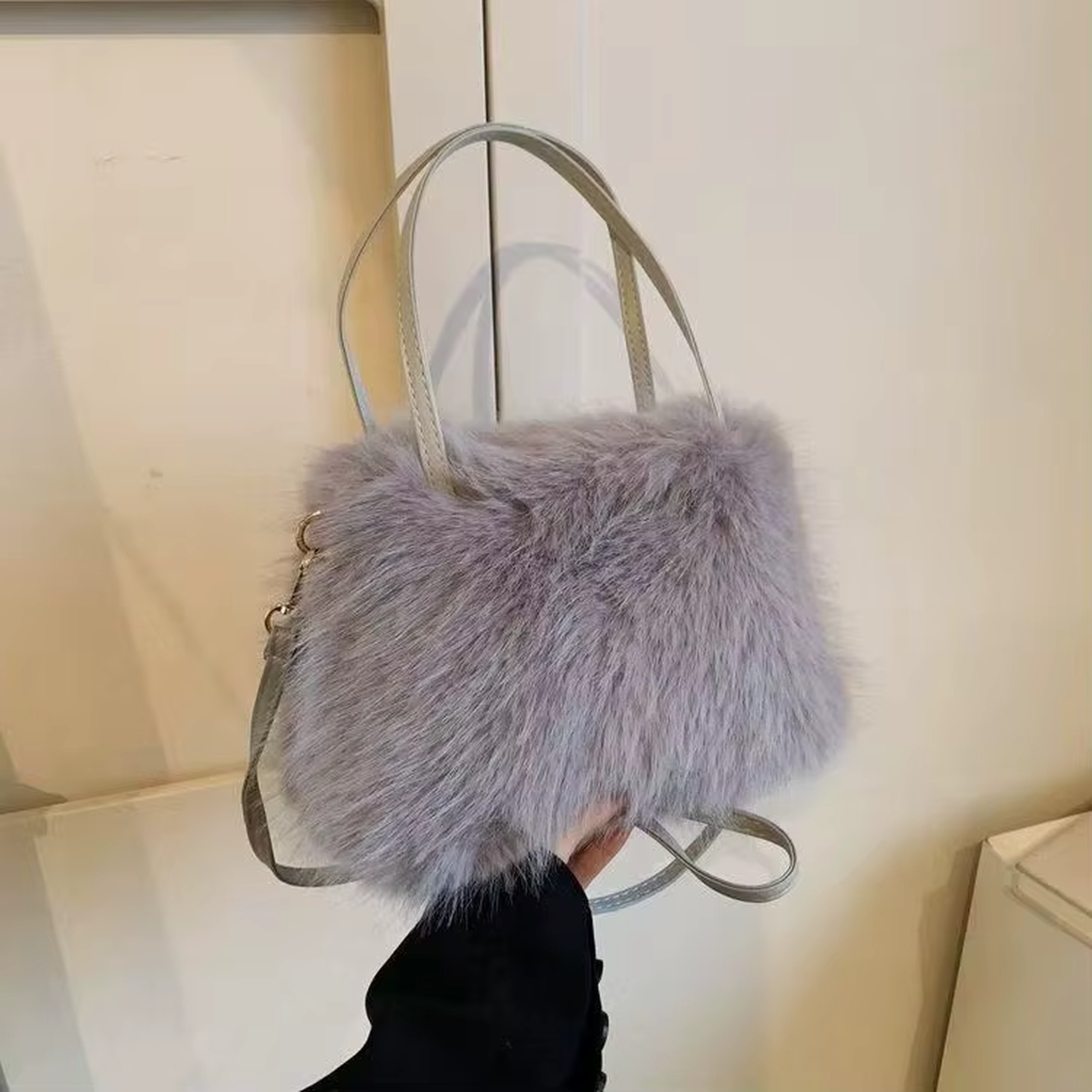 Fur Crossbody Bag