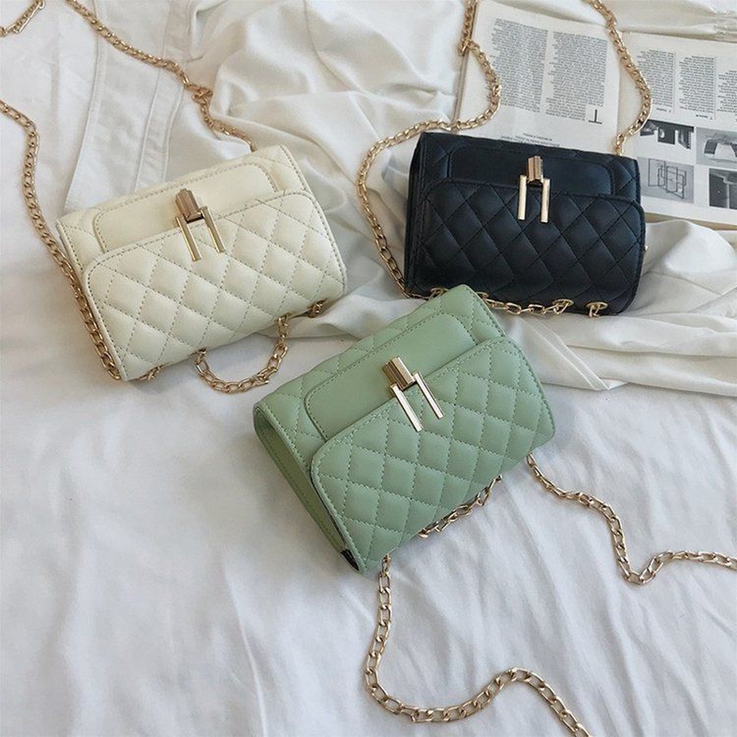 White Everyday Chic Handbag
