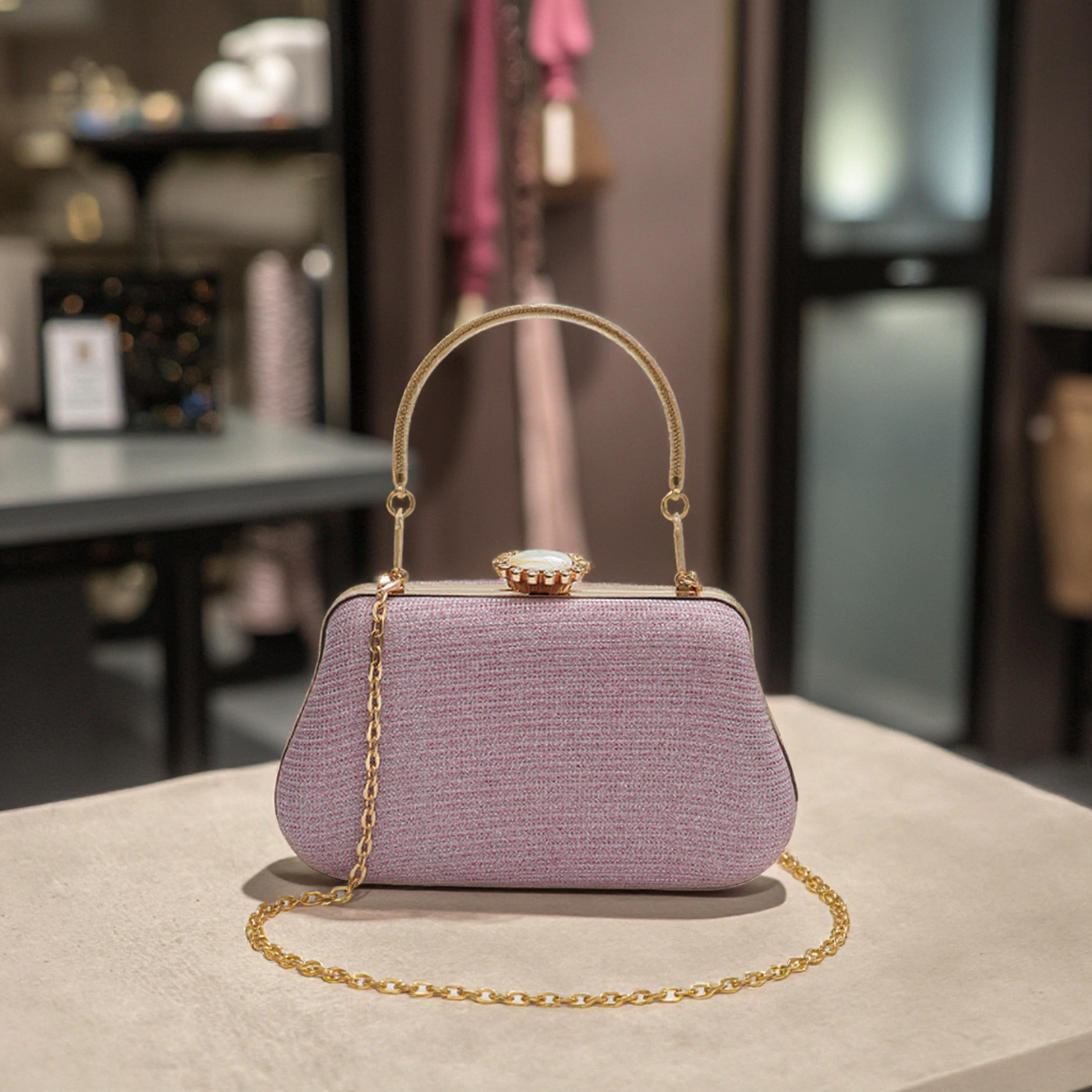 Blush Luxe Bag